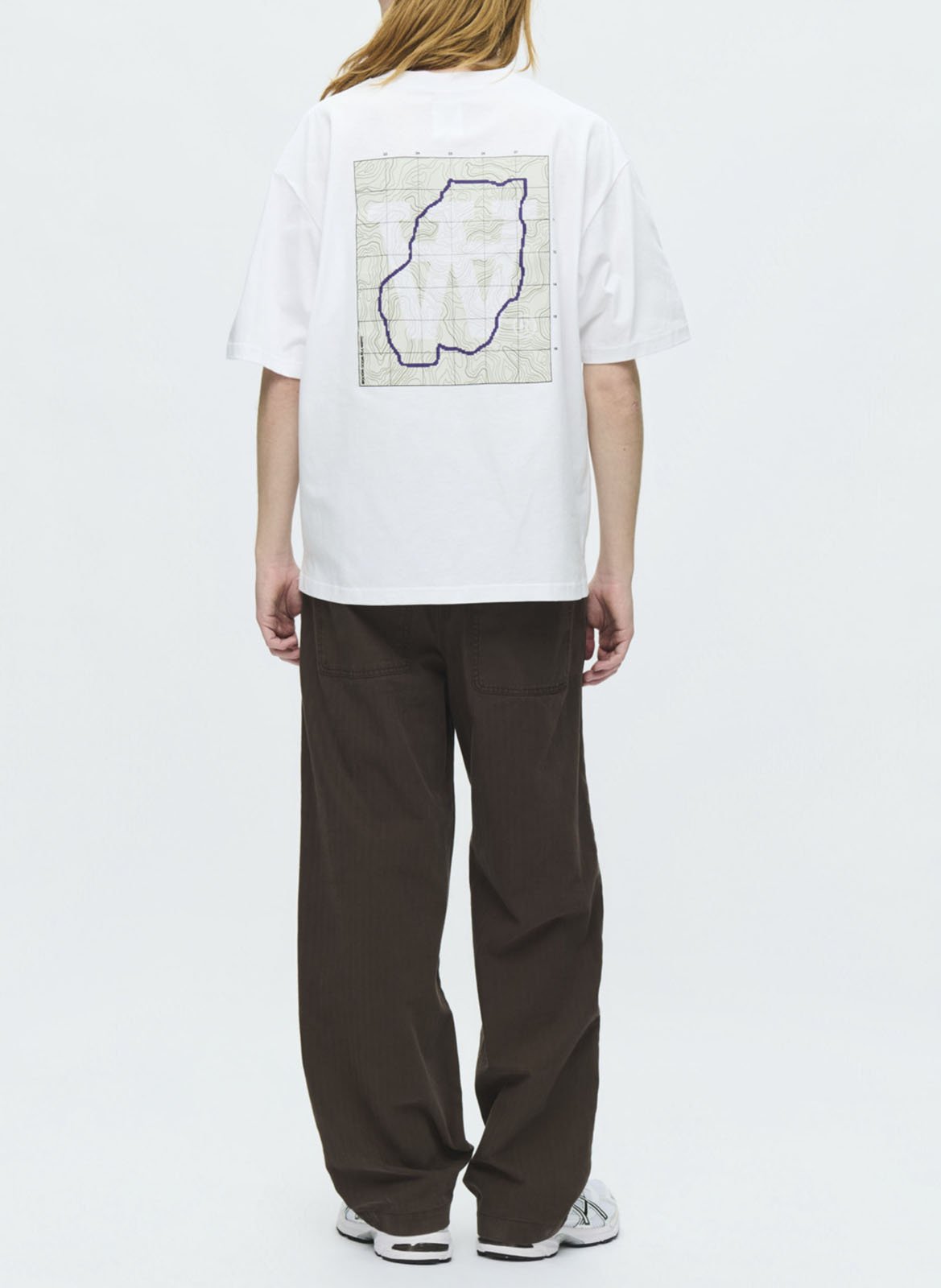 Round-neck cotton T-shirt WOOD WOOD White
