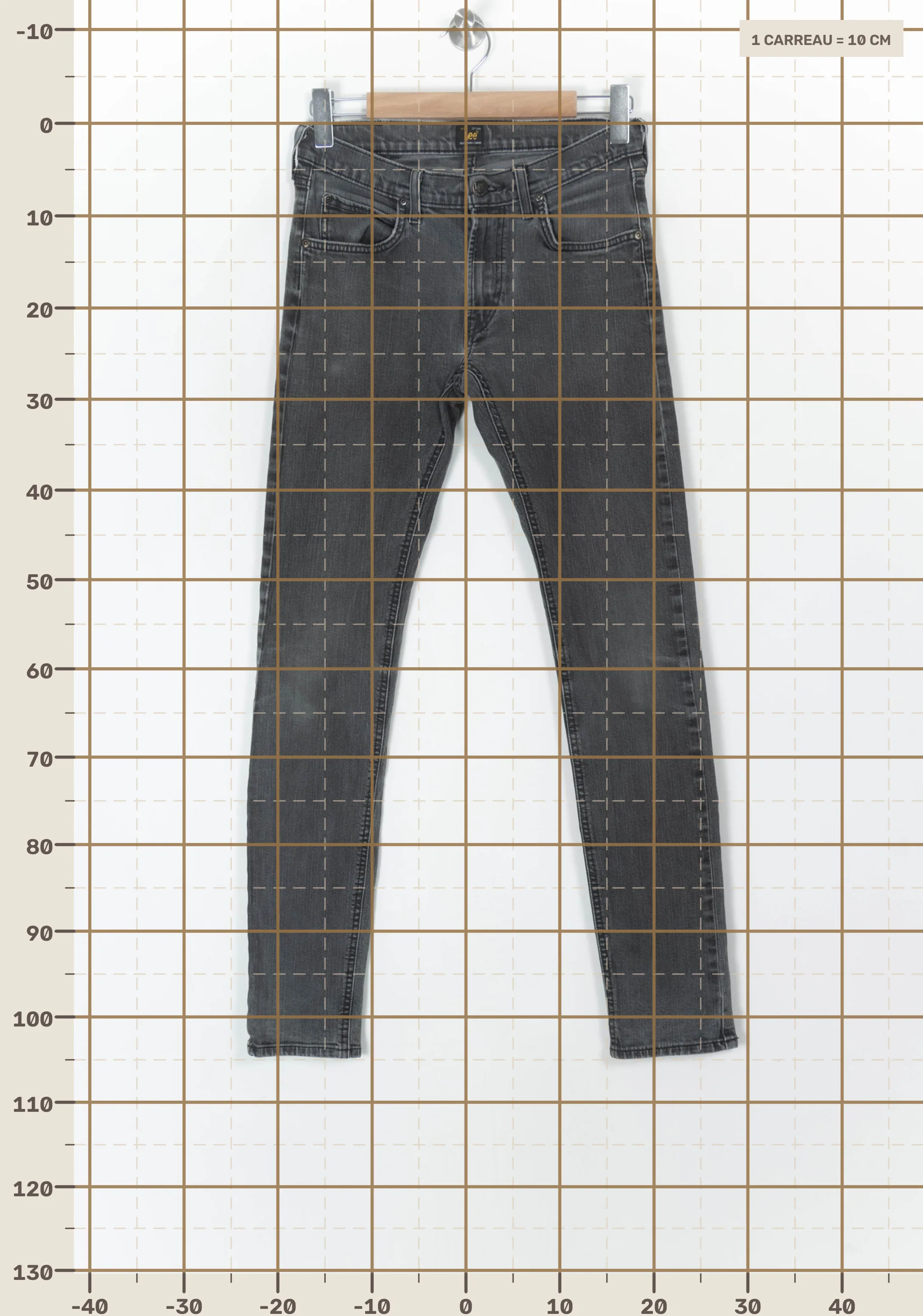 Jeans LEE - Seconde Main Grey