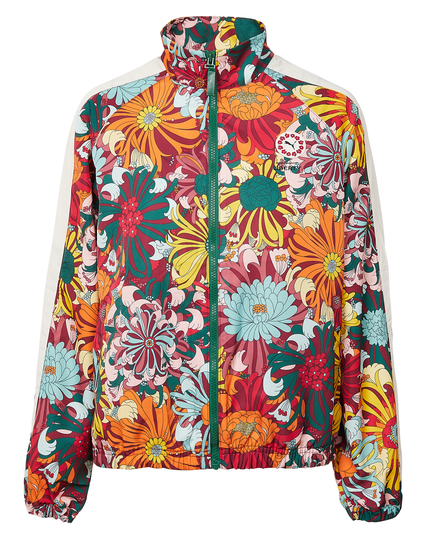 puma printed high neck jacket