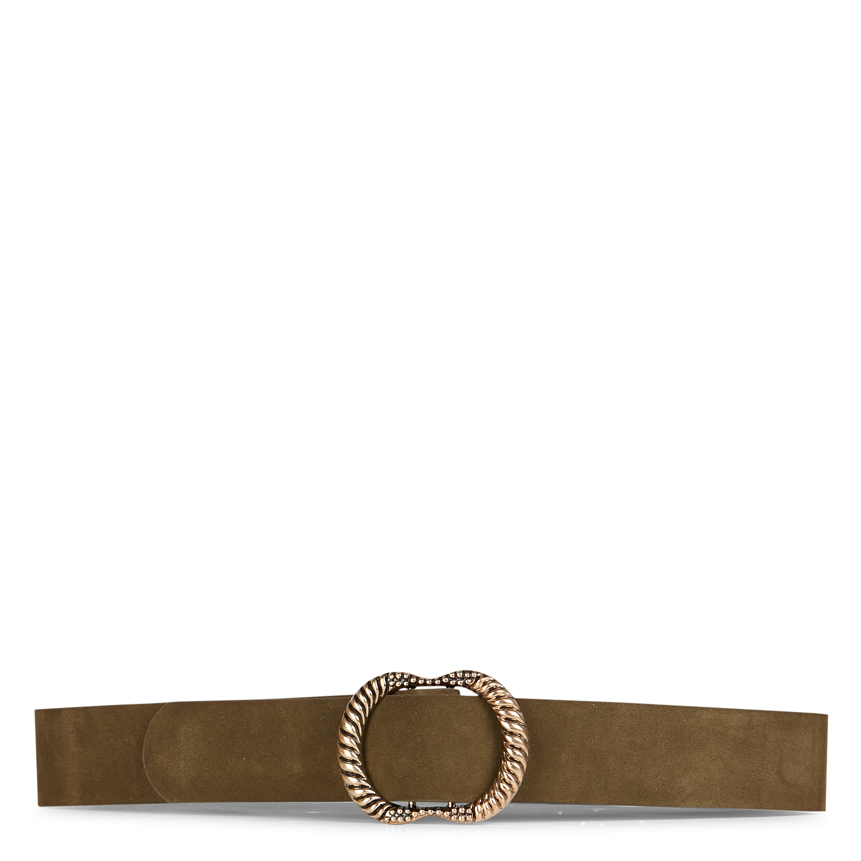 Suede belt with decorative buckle PIECES