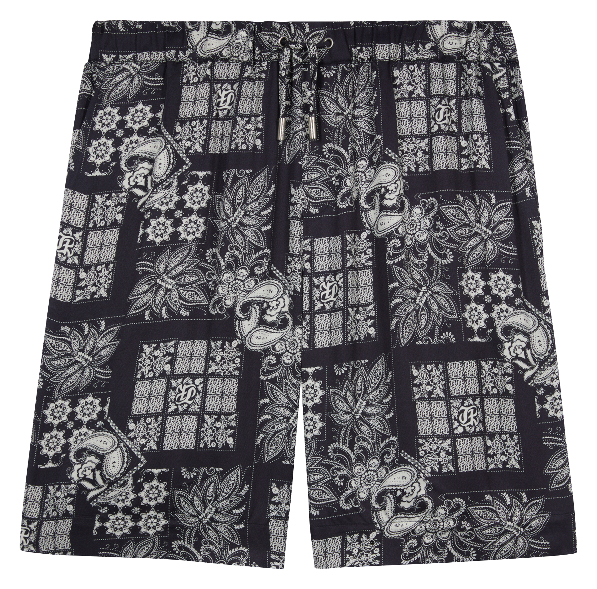 Recht short met decoratieve print THE KOOPLES Blauw