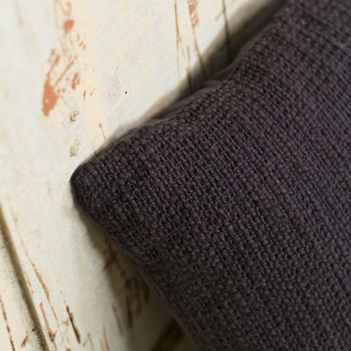 Square removable cotton cushion TODAY LINGE DE MAISON Grey