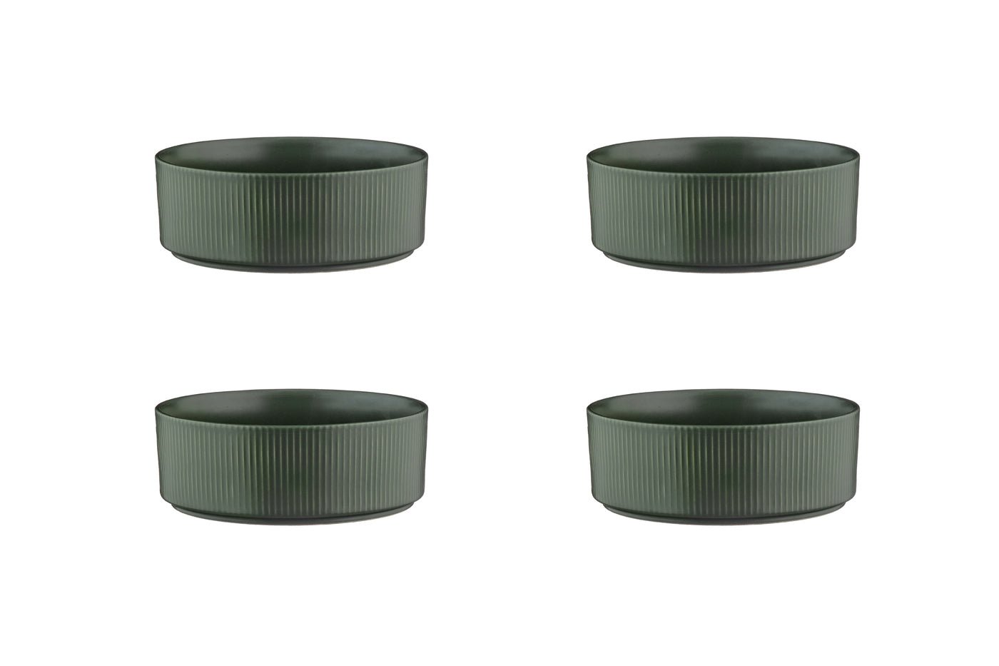 Bowl Scandi ø16.5cm - 4 pieces - olive BJORN Green