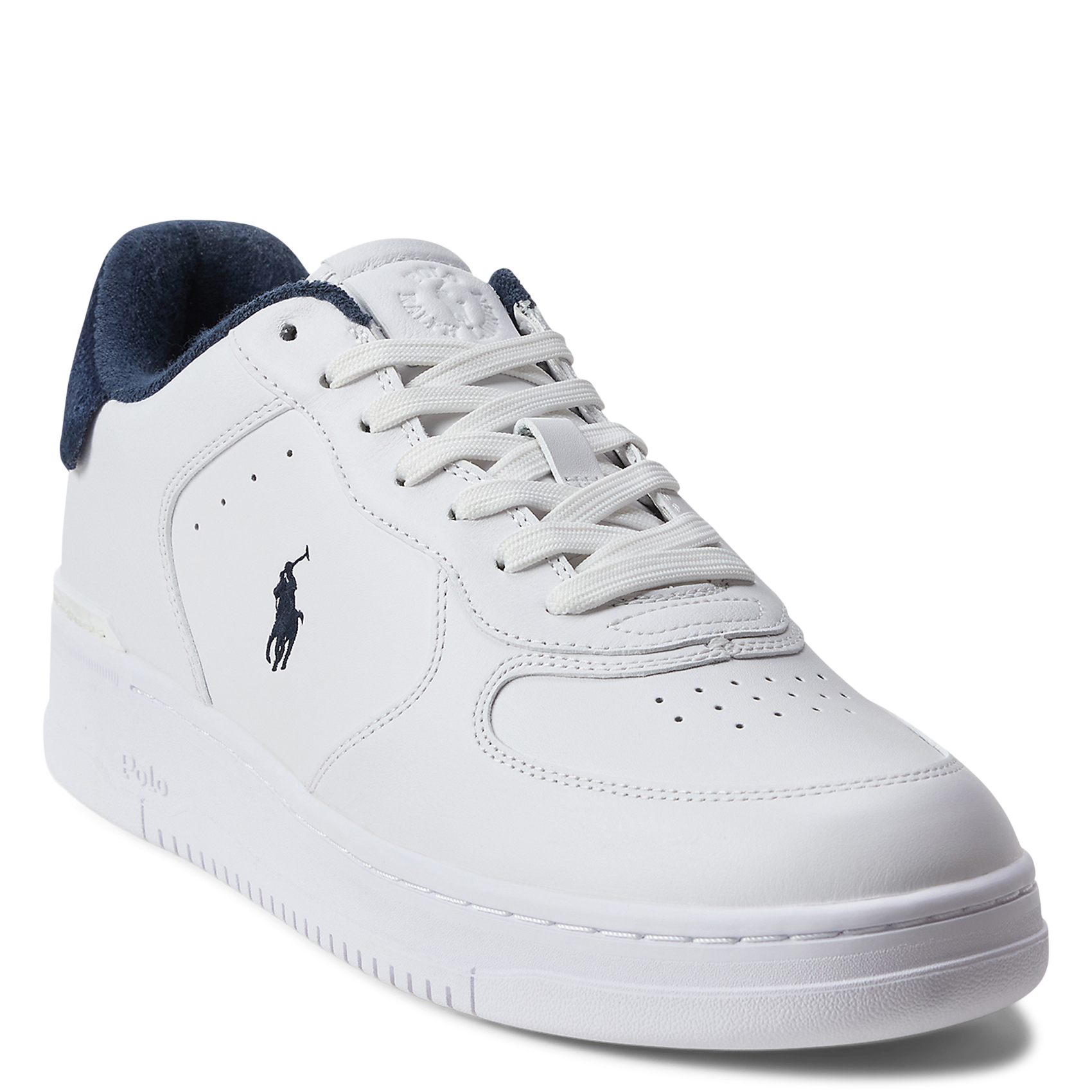 Baskets basses en cuir POLO RALPH LAUREN Blanc