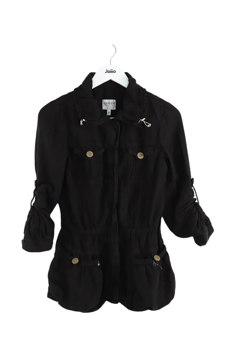 Cotton blouse ARMANI - SECONDE MAIN Black