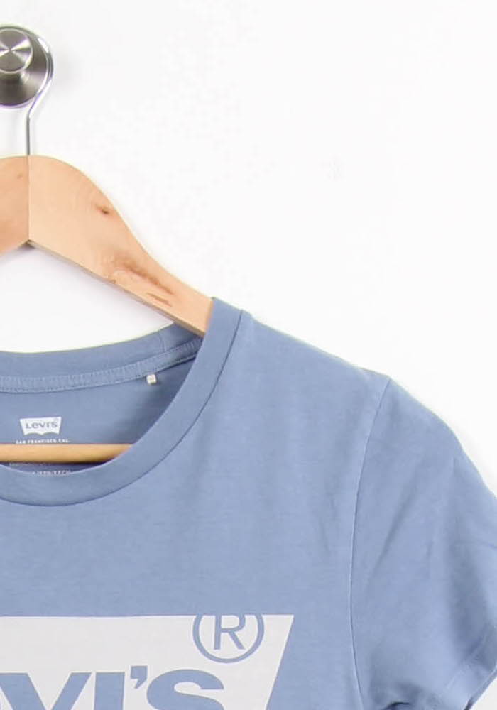 Tommy Badge T-shirt LEVI'S - Seconde main Blue