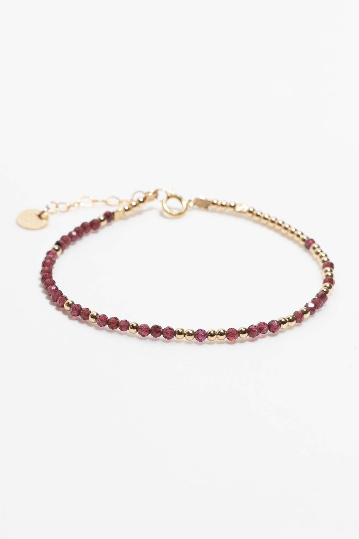 Bracelet - Garnet YAY Golden