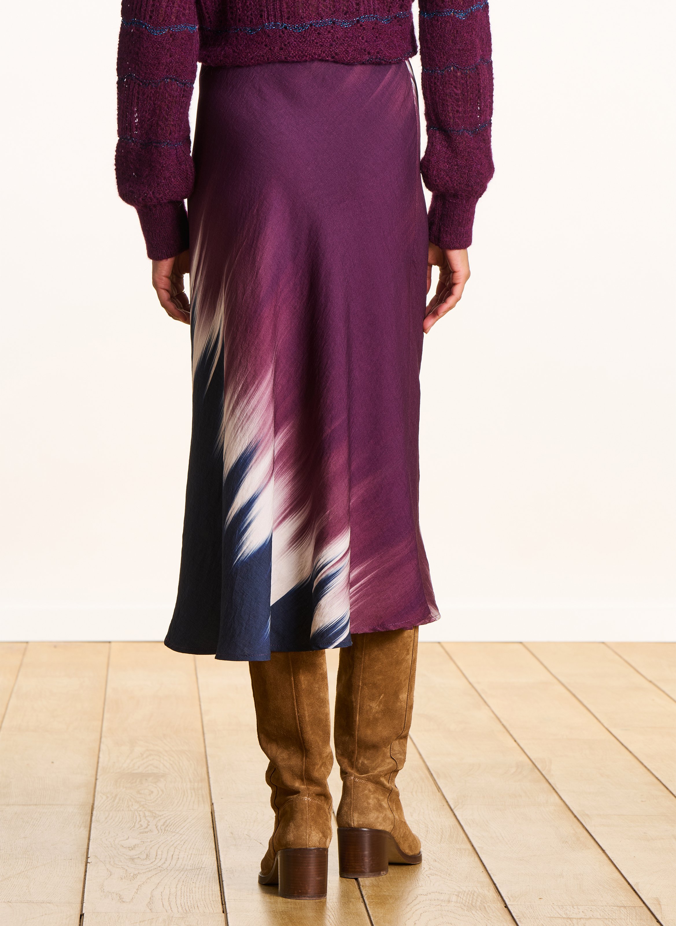 Halflange jurk met print LA FEE MARABOUTEE Veelkleurig