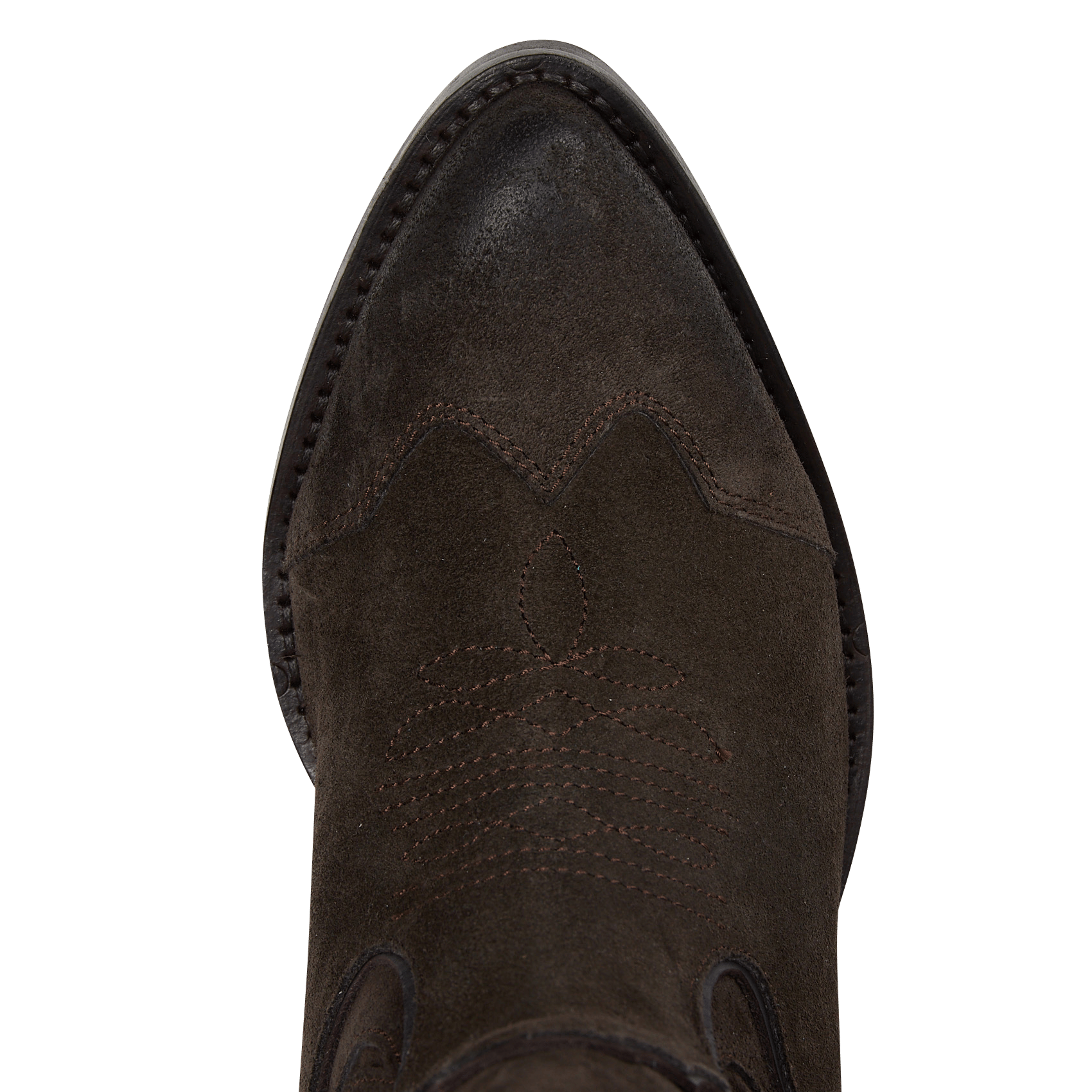 Cowboystiefel aus Veloursleder IKKS Braun