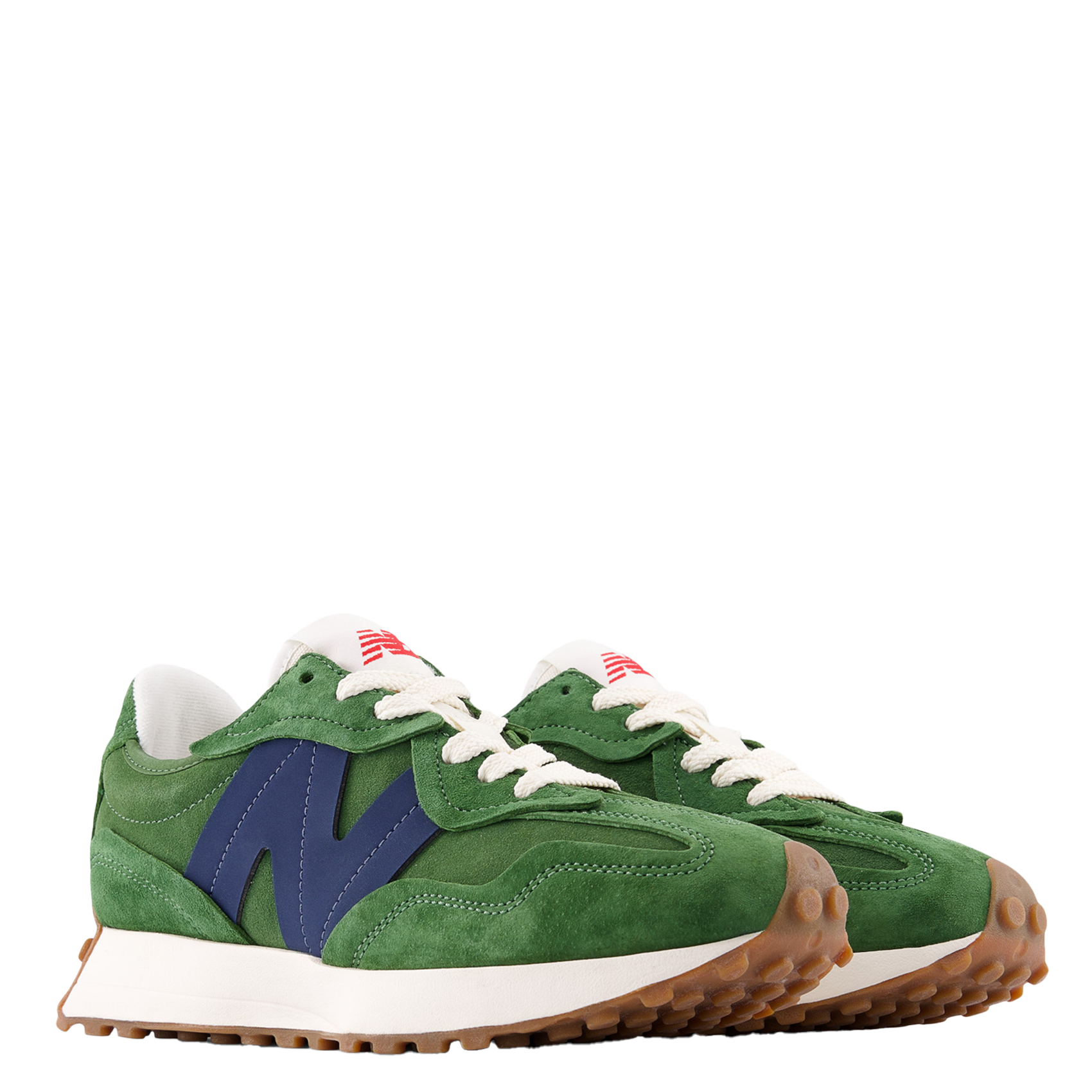 Suede leather low-top sneakers NEW BALANCE Green