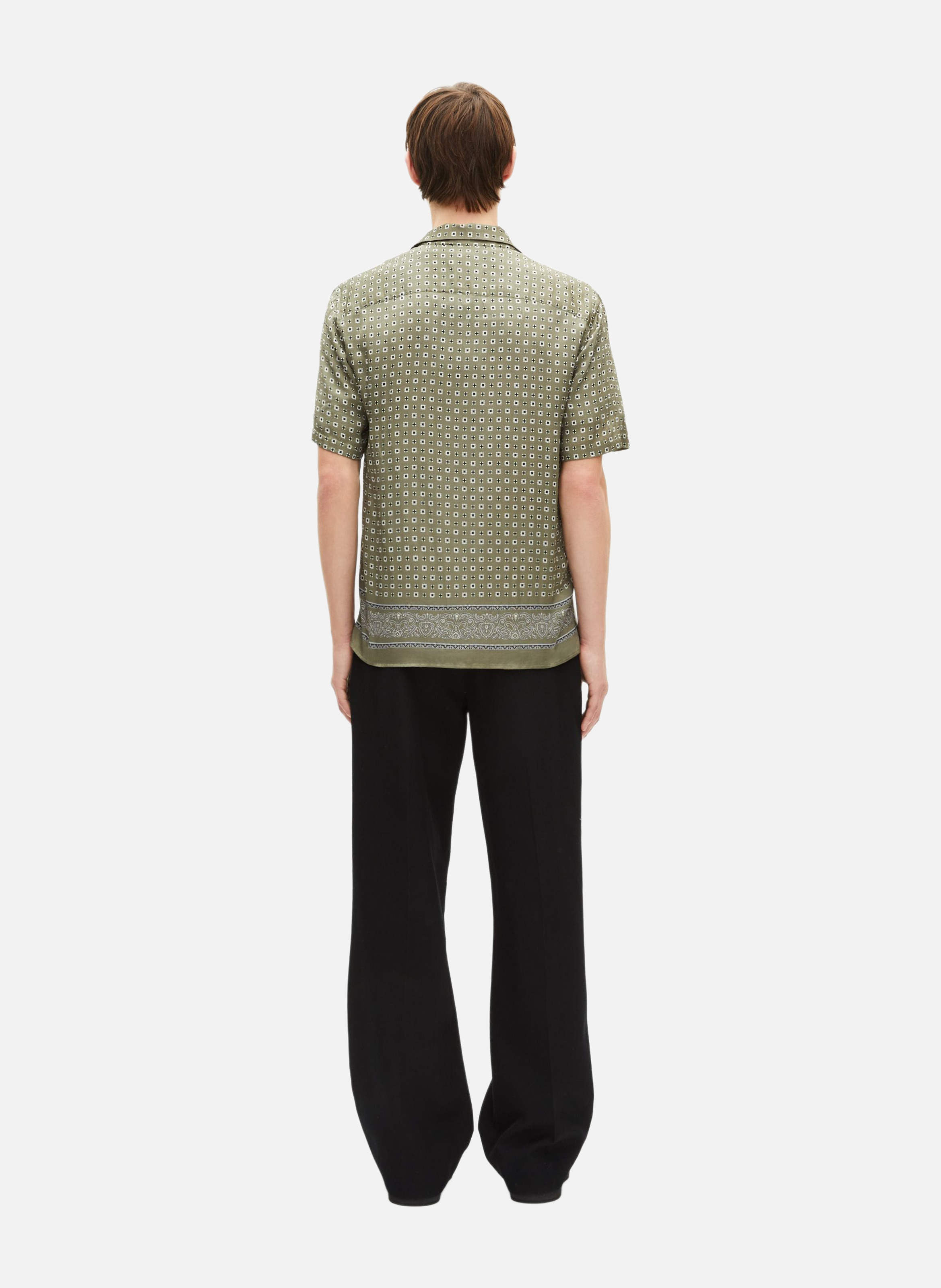 Short-sleeve bandana print shirt THE KOOPLES Green