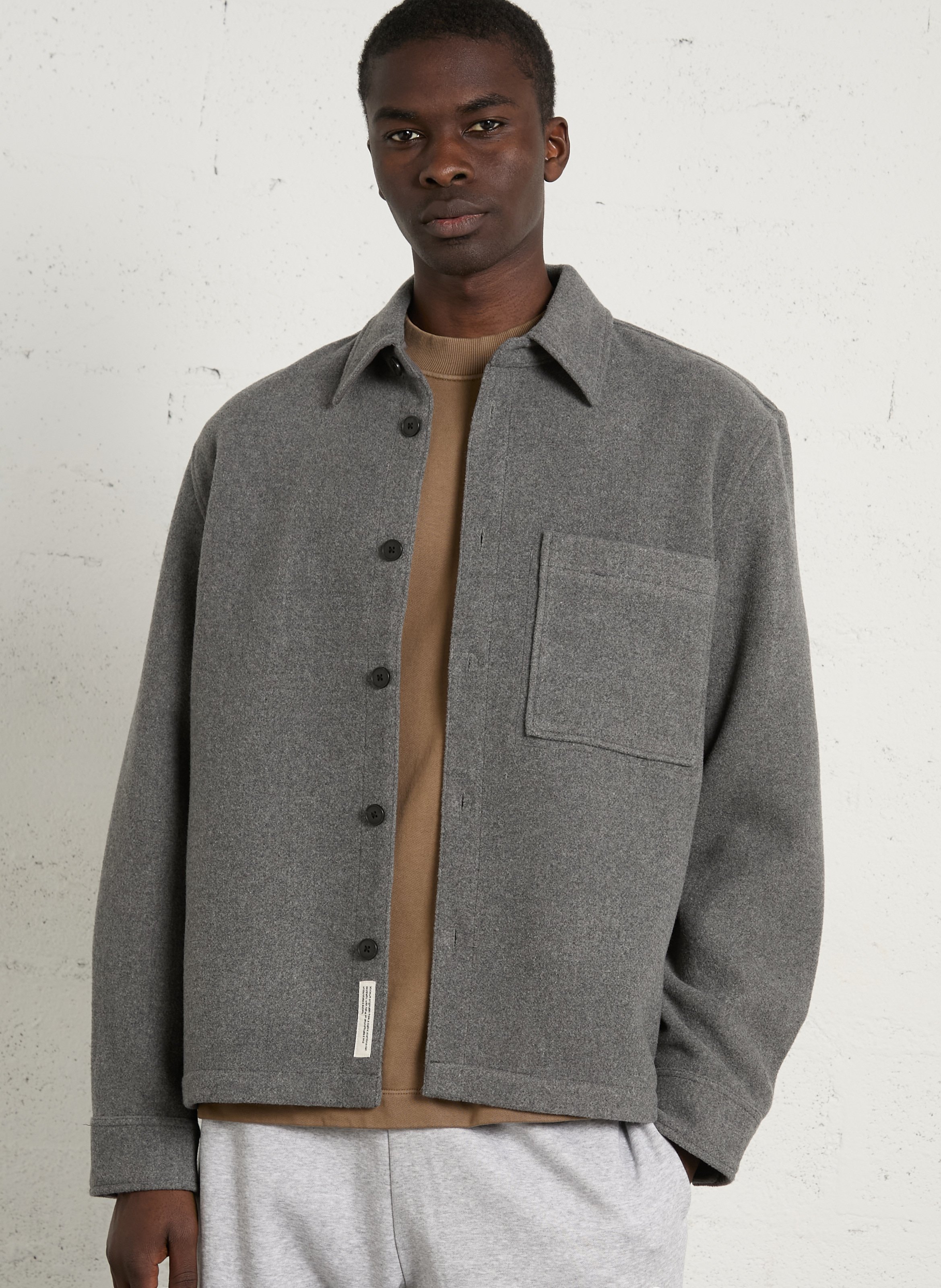 Veste col classique  MINIMUM Gris