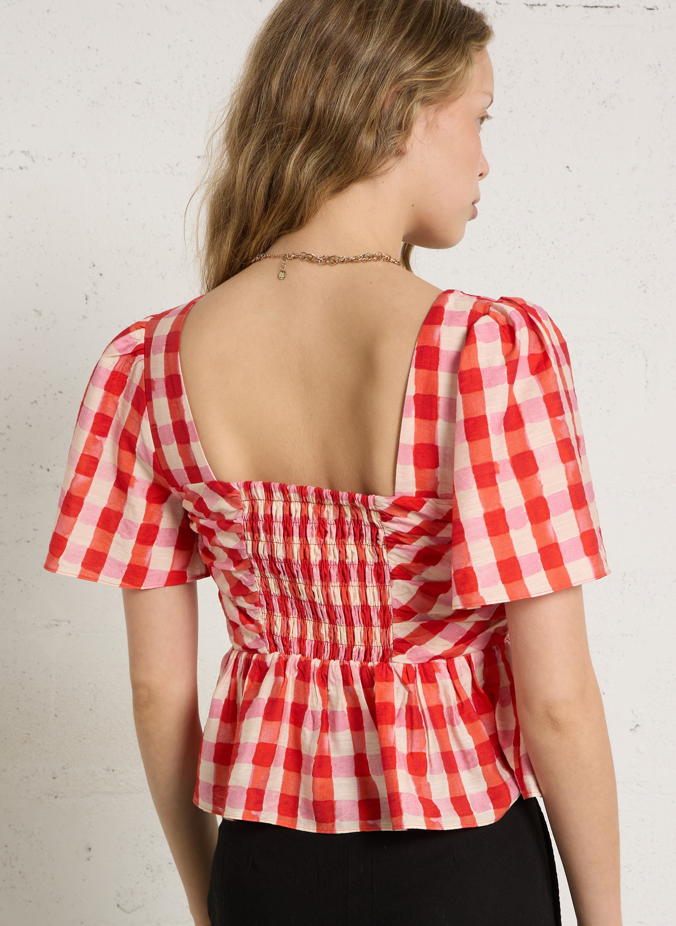 Top aderente stampato FABIENNE CHAPOT Rosso