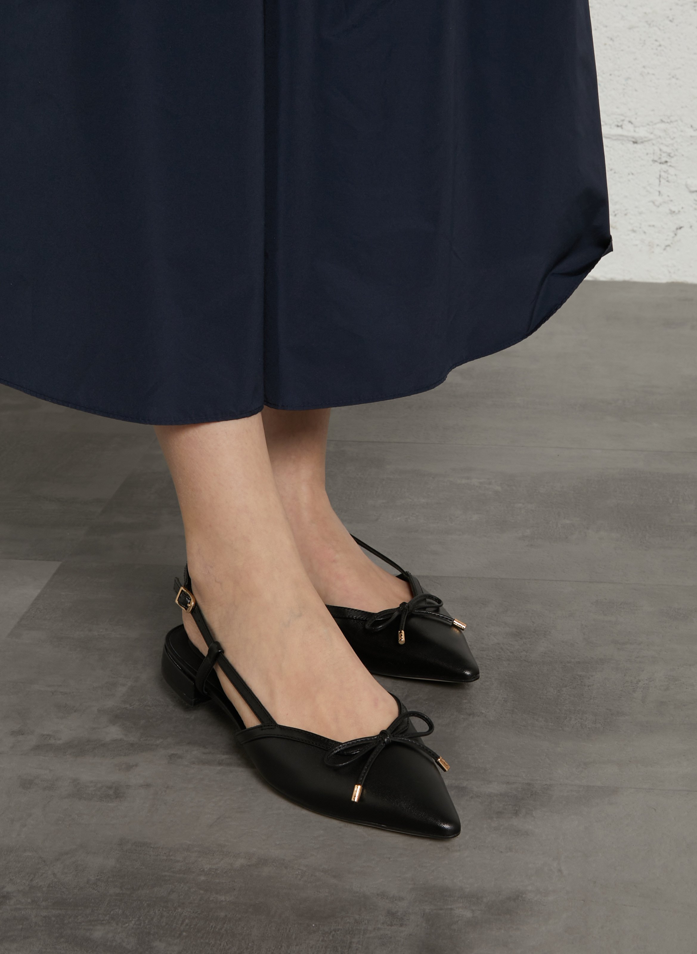 Zapatos de tacón con correa en cuero CLARKS Negro