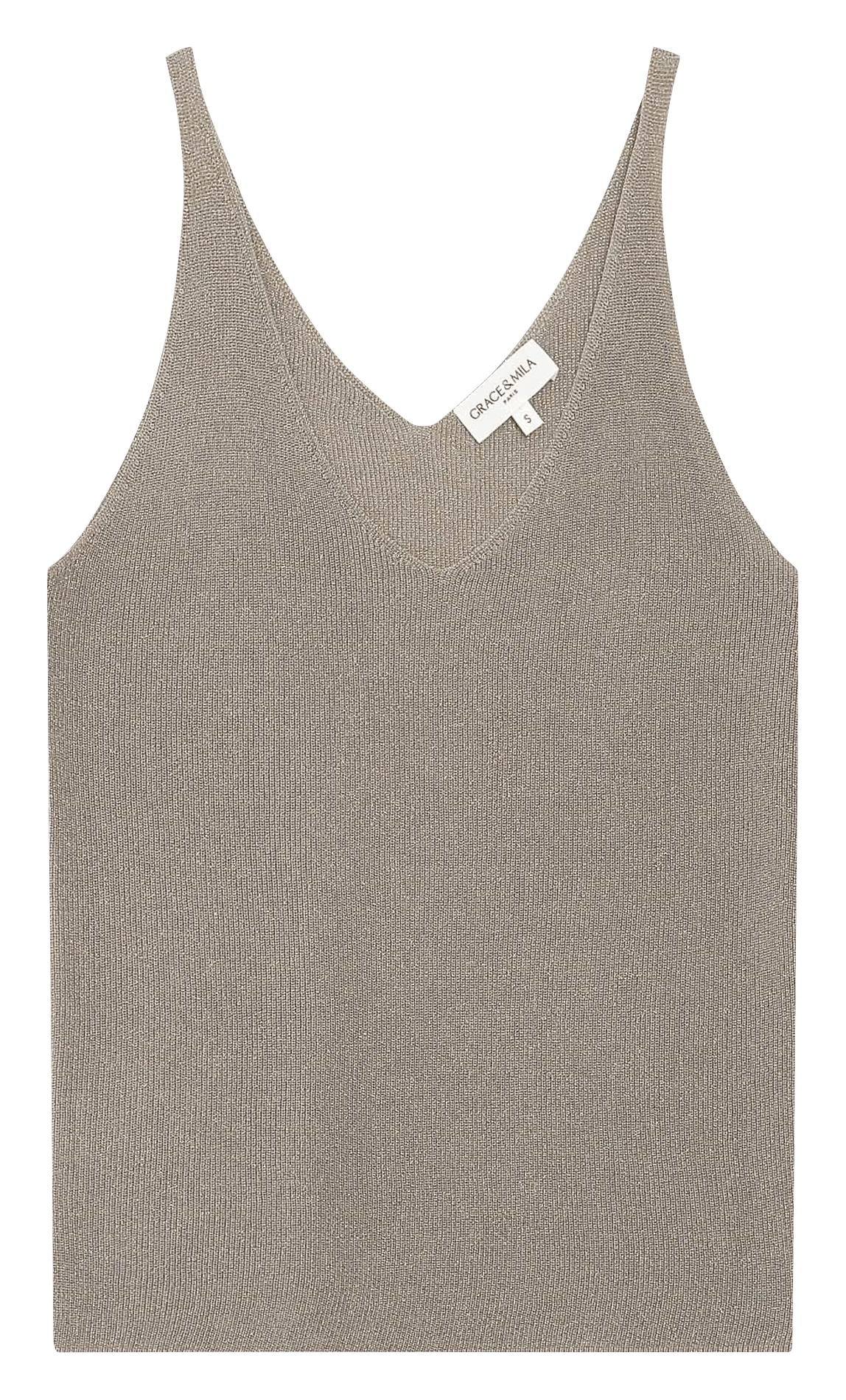 Débardeur col V  GRACE ET MILA Vert