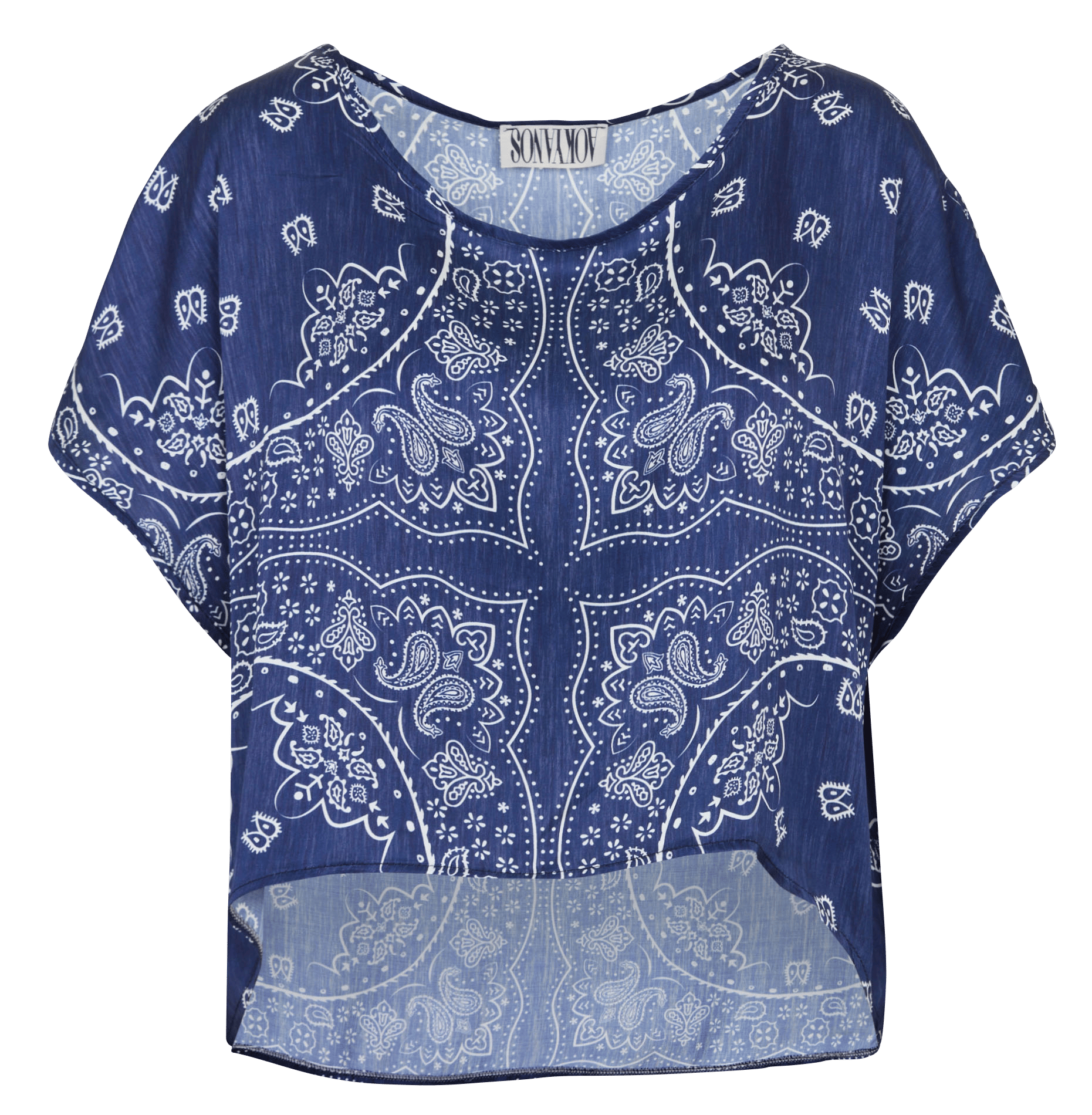 Round-neck top AOKYANOS Blue