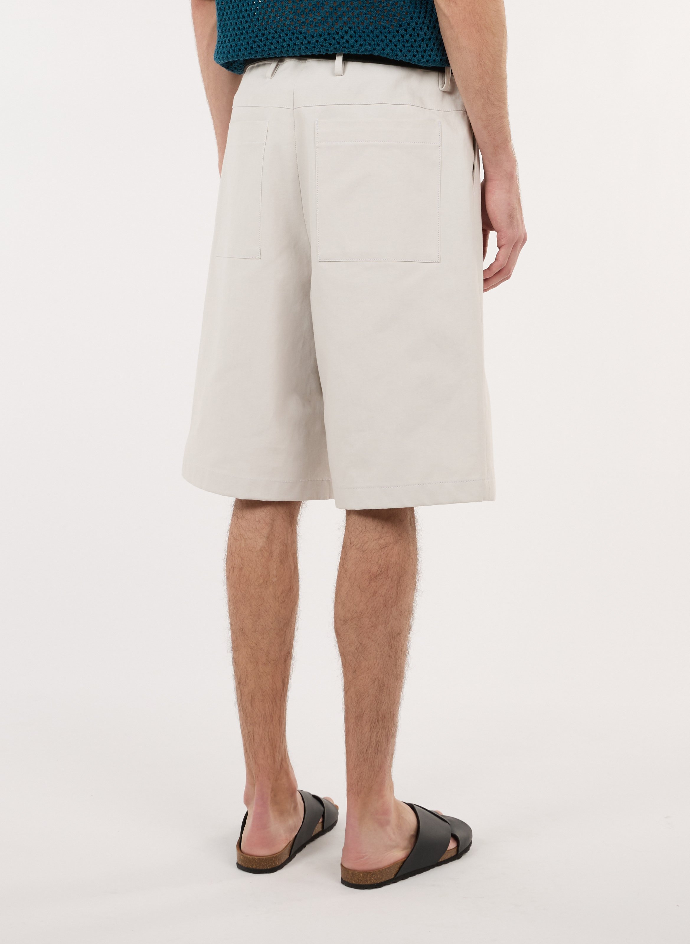 Baumwoll-Bermudas SAISON 1865 Beige