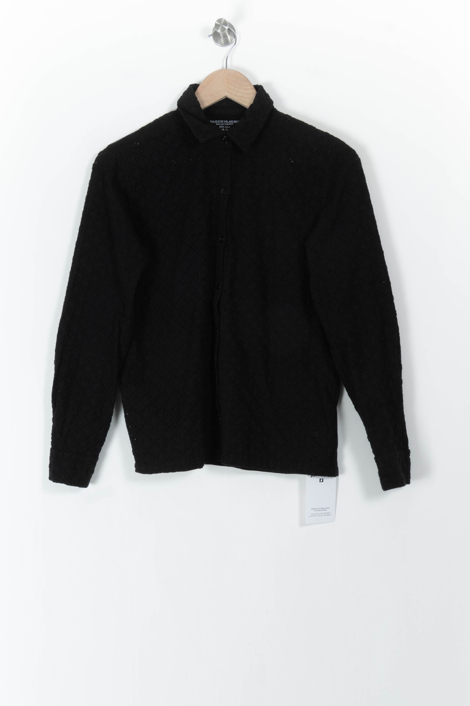 Blouse MAJESTIC FILATURES - SECONDE MAIN Black