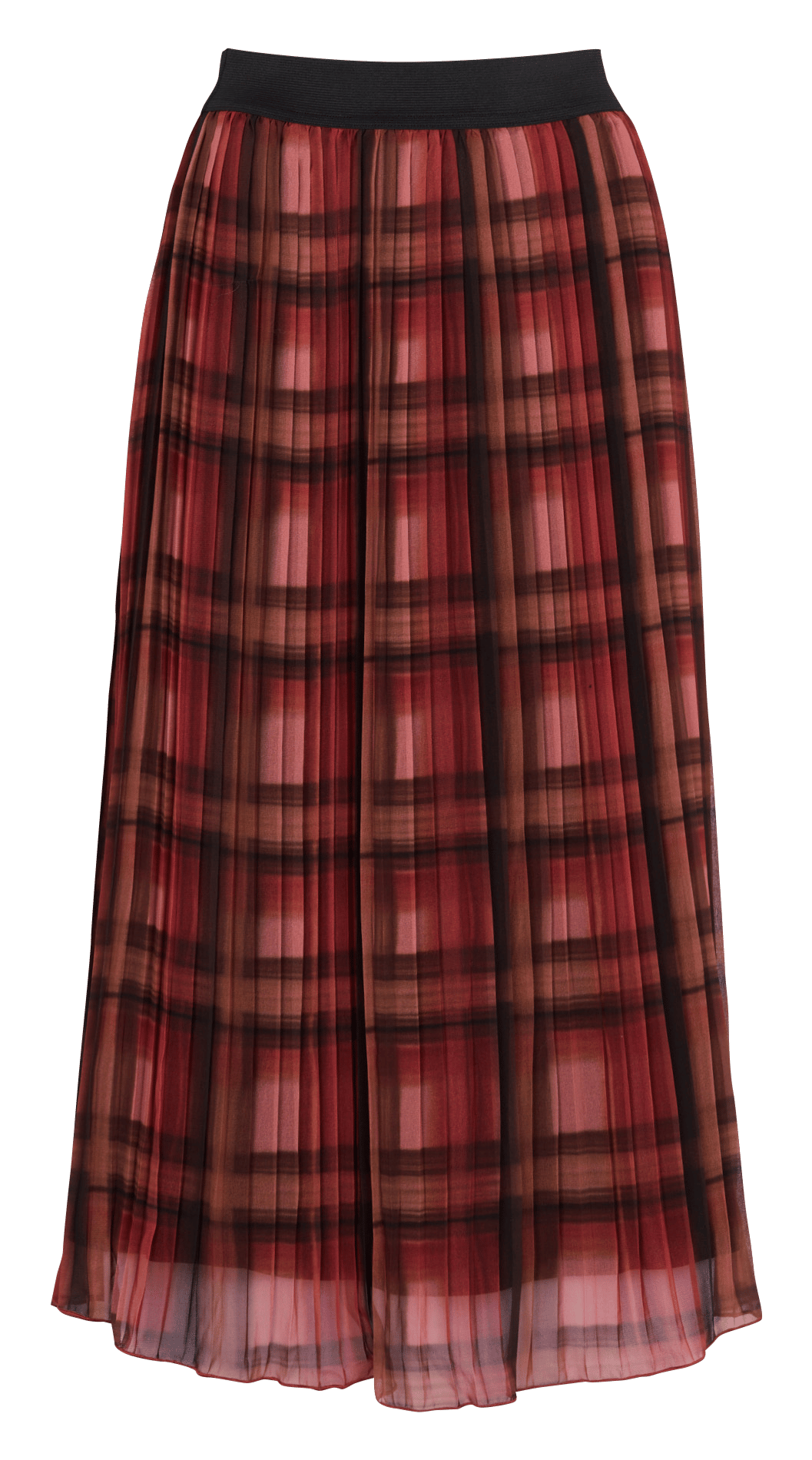 Pleated midi skirt LA FEE MARABOUTEE Red