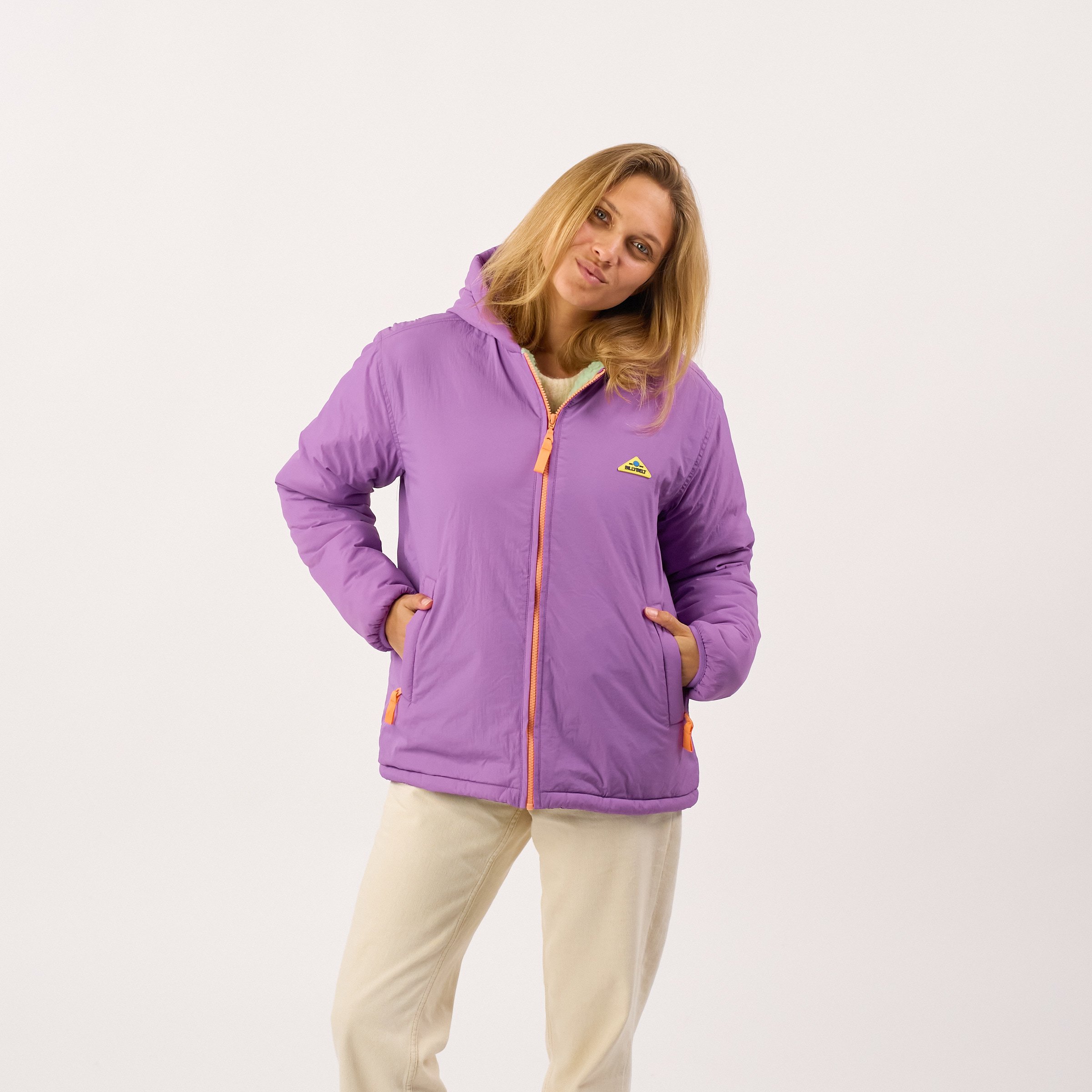 Unisex hooded parka BILLYBELT Purple