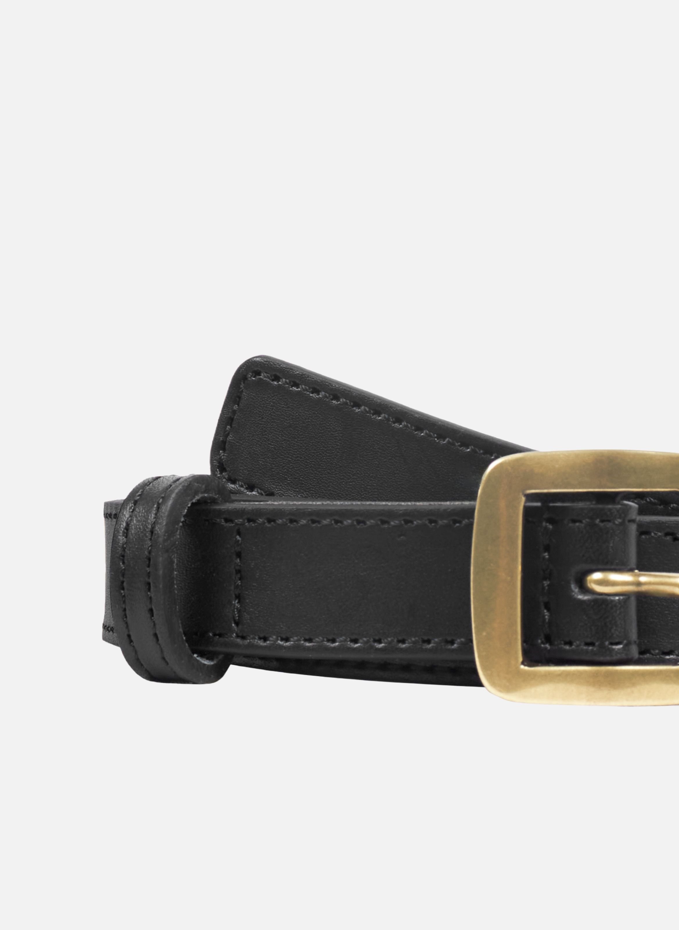 Alix leather belt JULES & JENN Black