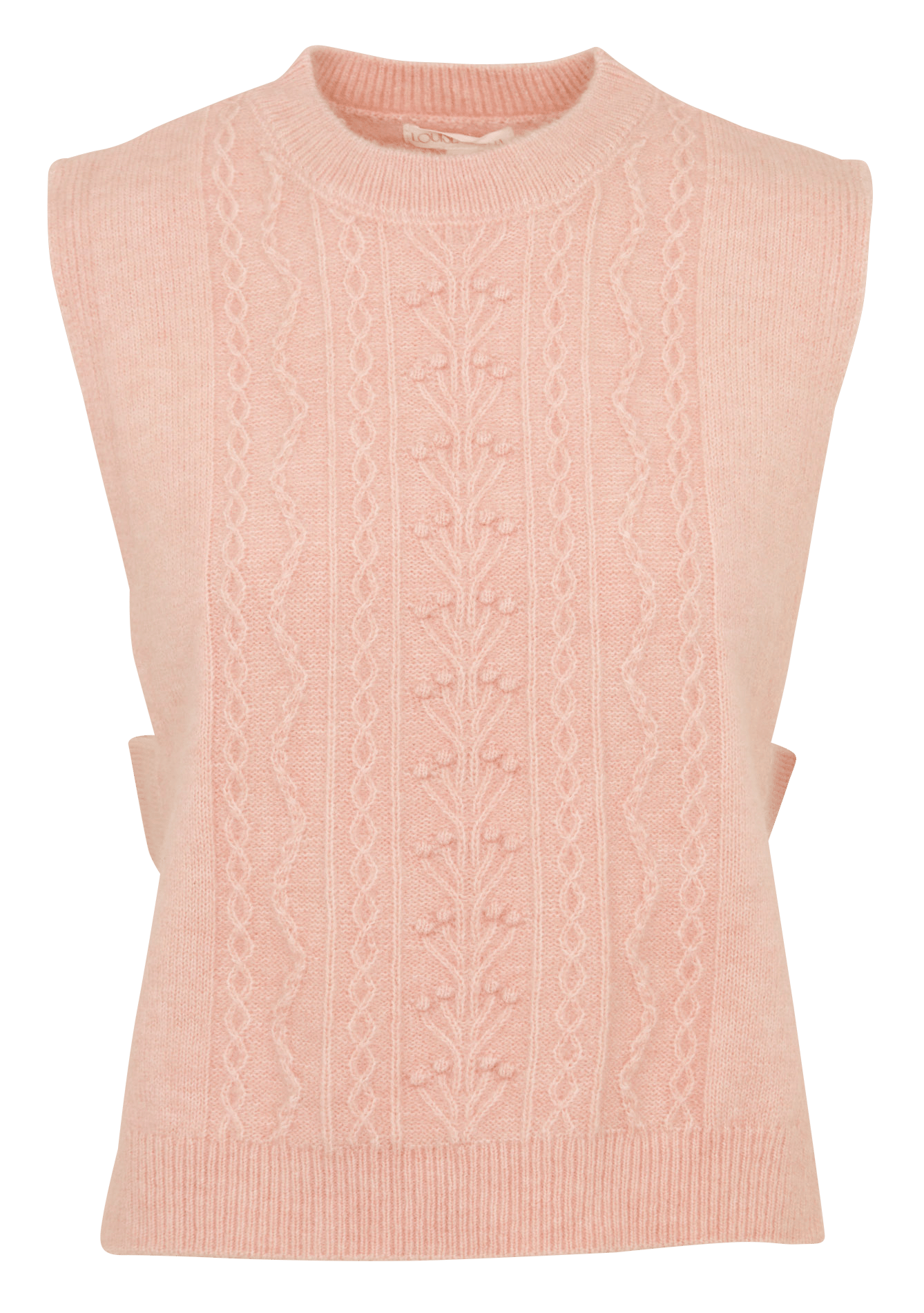 Trui met ronde hals | wolblend LOUISE MISHA Roze