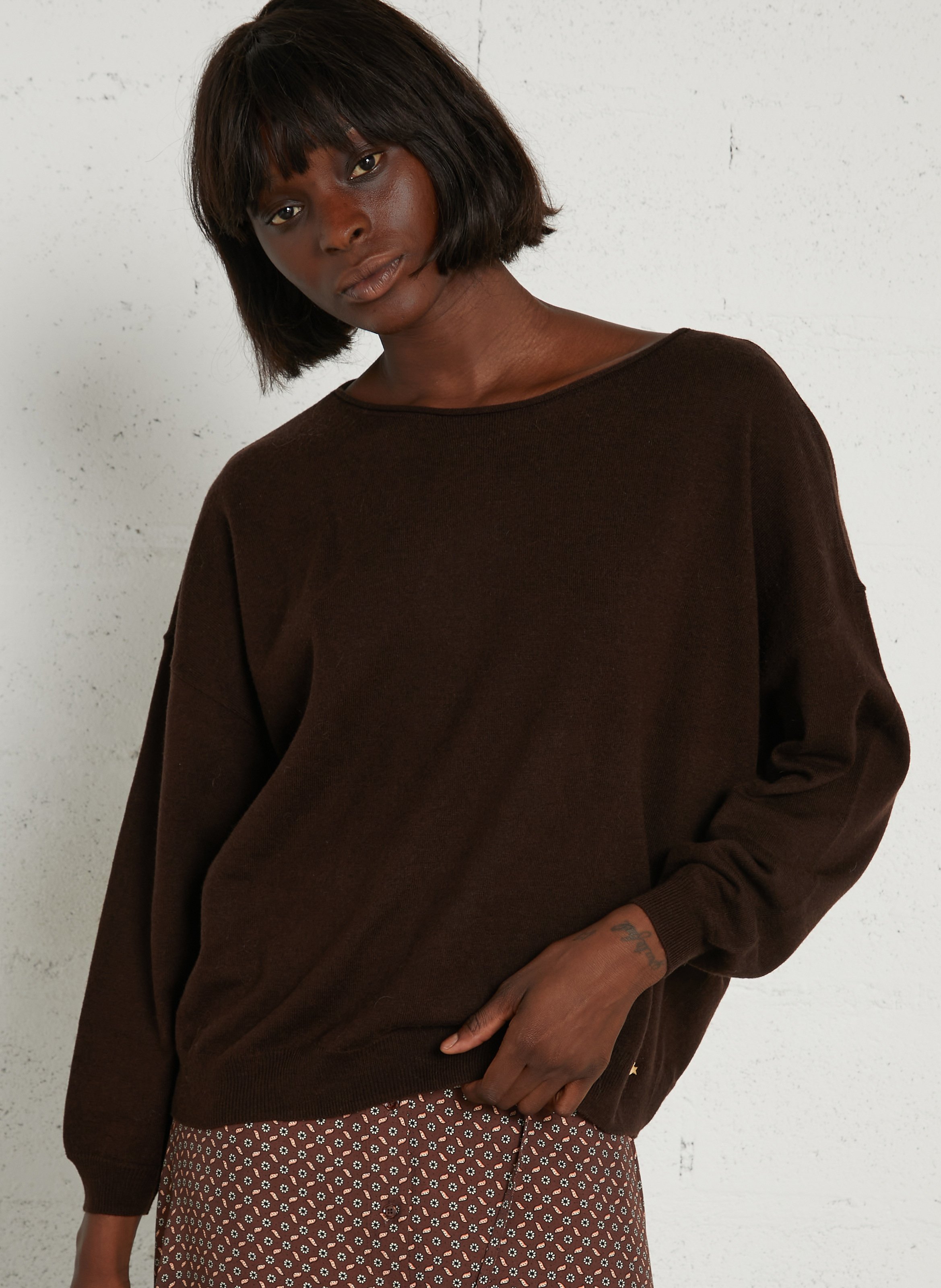 Pull oversize en laine DES PETITS HAUTS