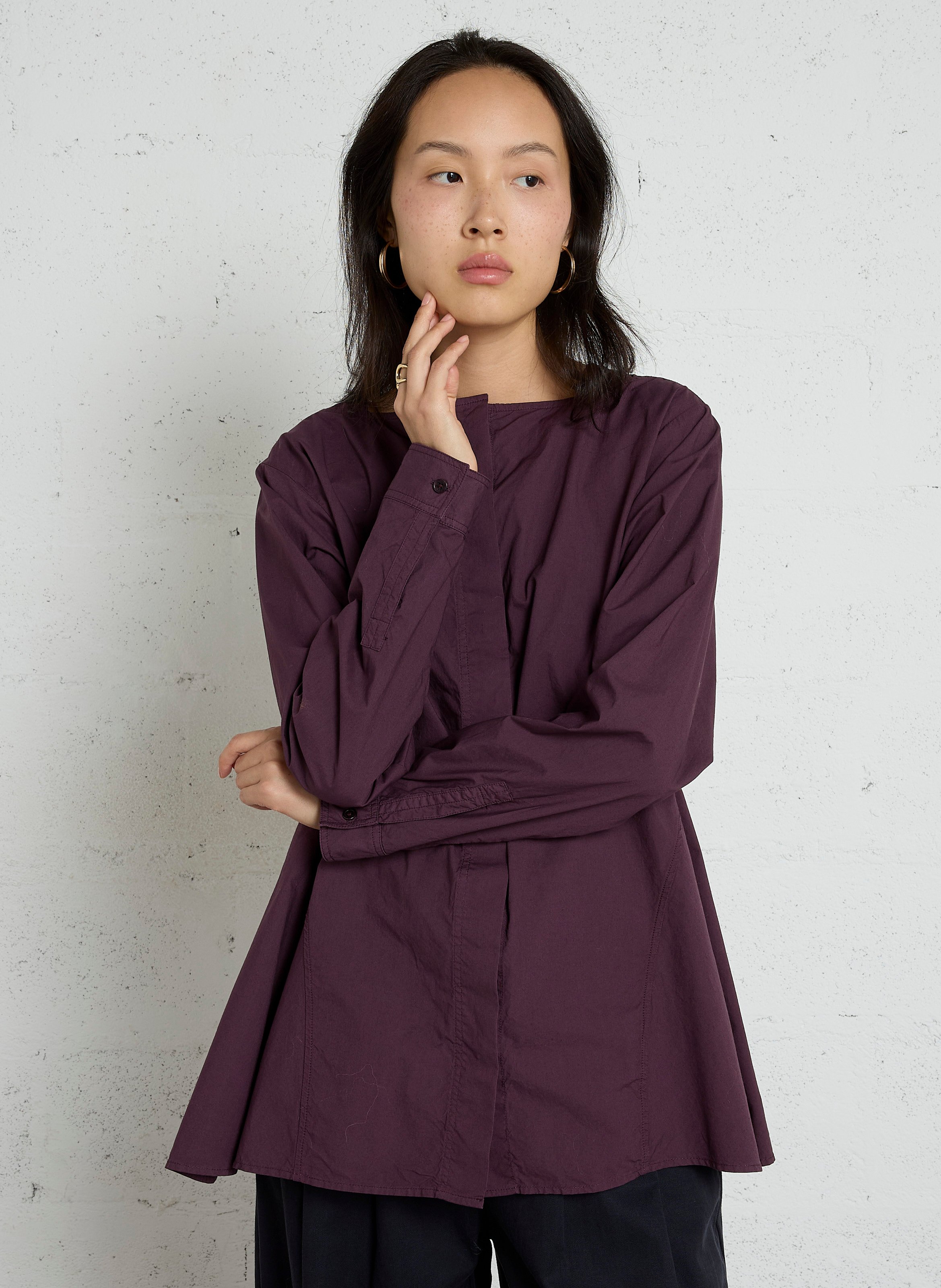 Flared organic cotton shirt RUE DE TOKYO