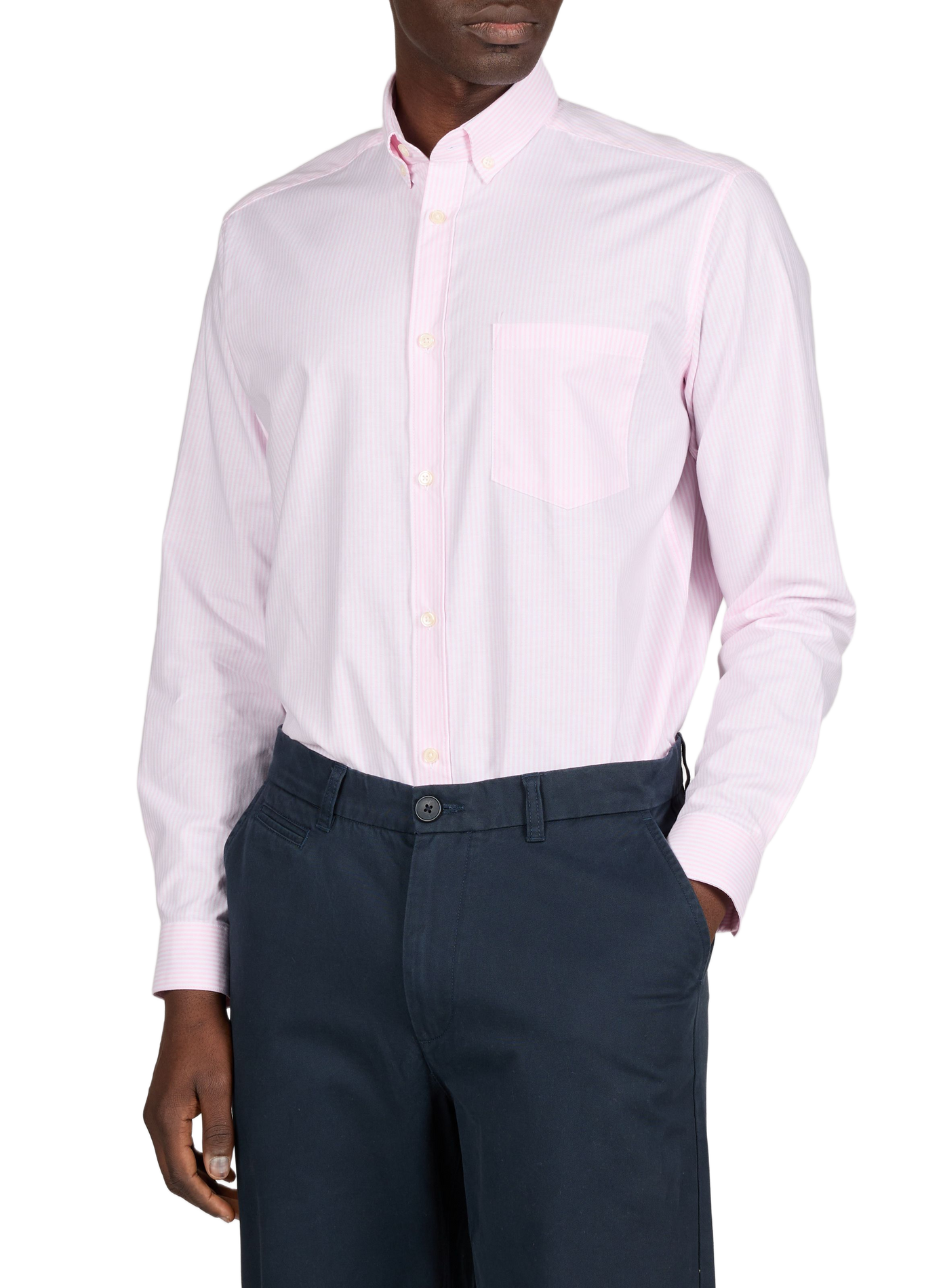 Hoxray-D straight cotton shirt AU PRINTEMPS PARIS Pink