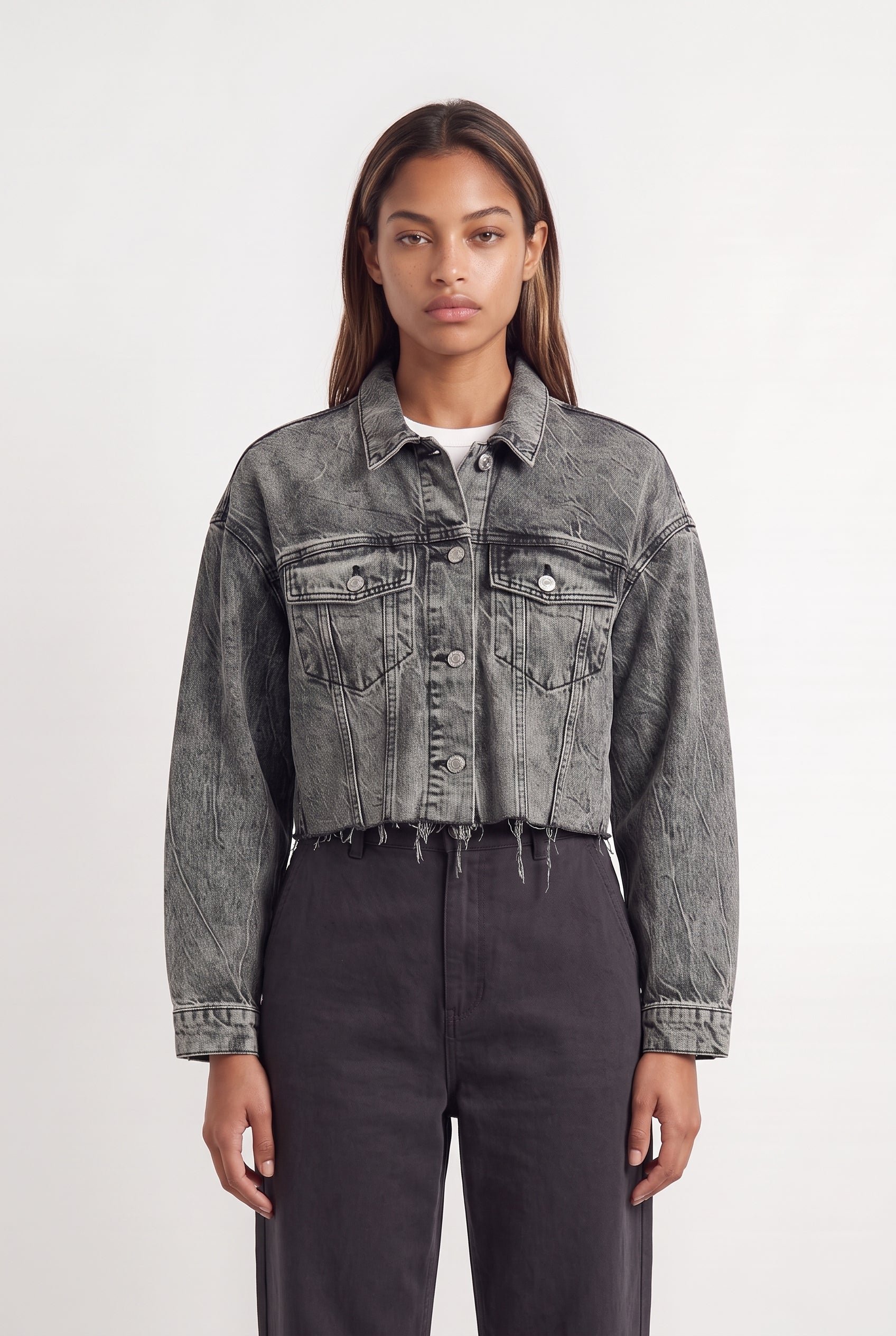 Denim jacket ALLSAINTS - Seconde main Grey