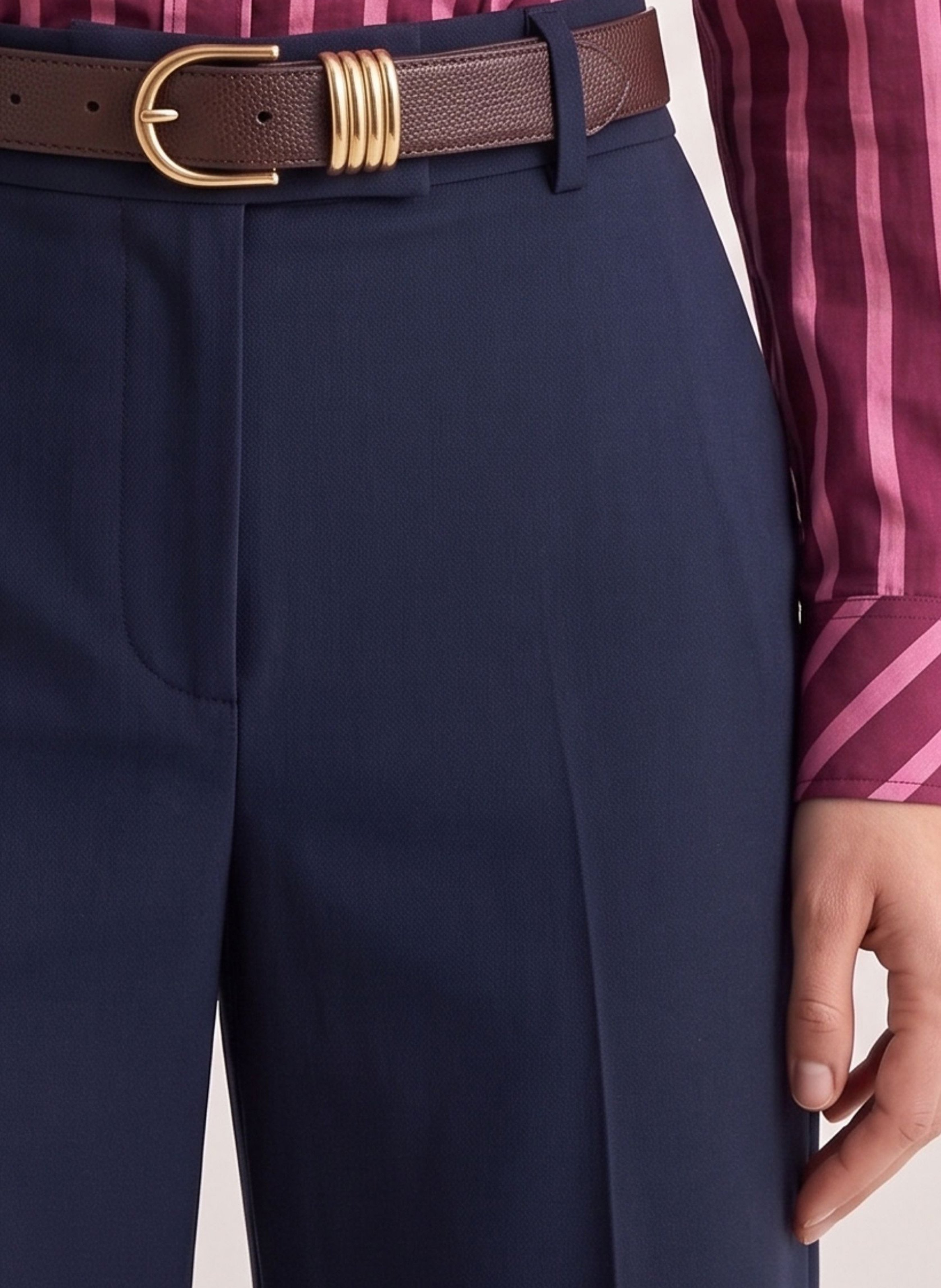 Pantalon droit large KOOKAI Bleu