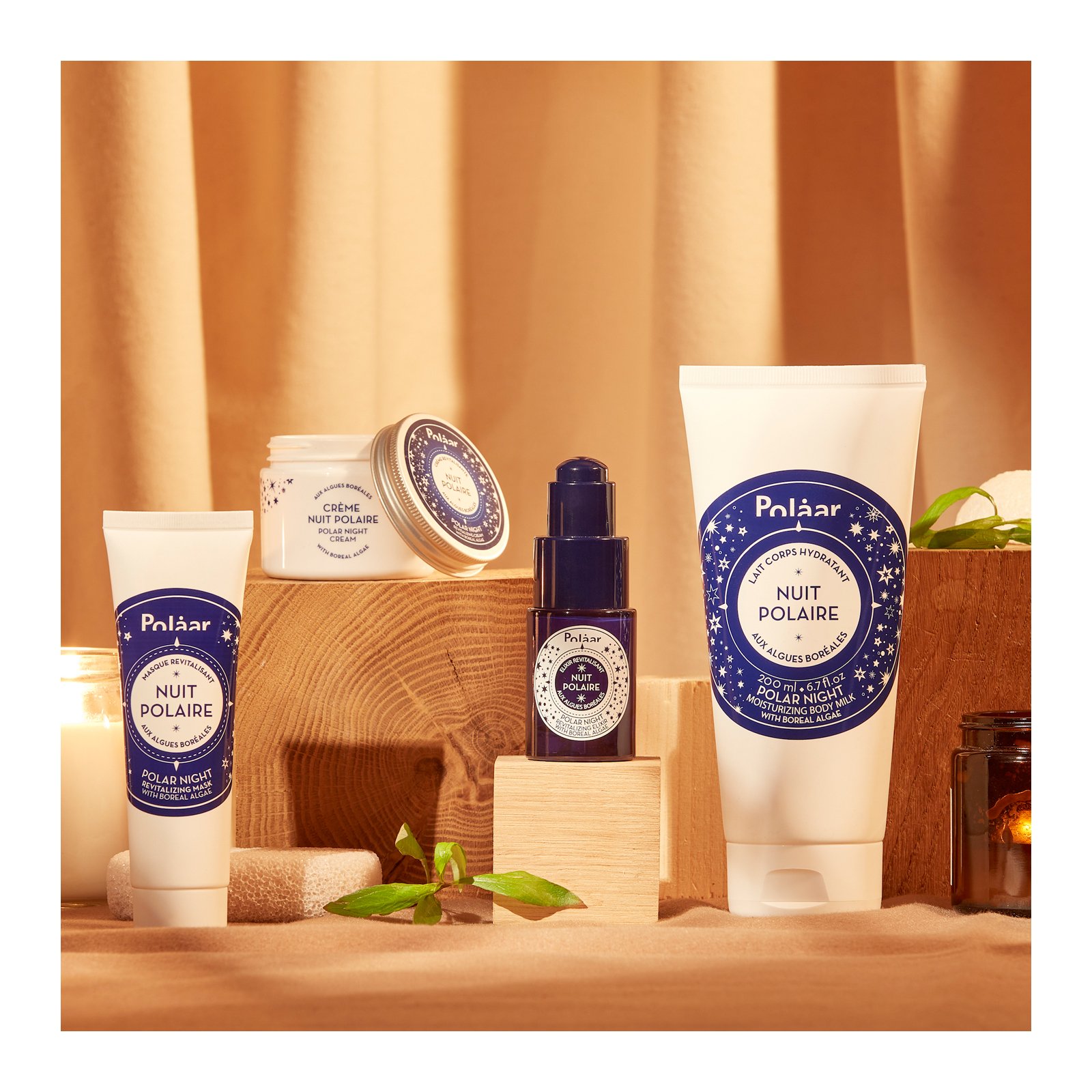 Lait Corps Hydratant Nuit Polaire aux Algues Boréales POLAAR No color