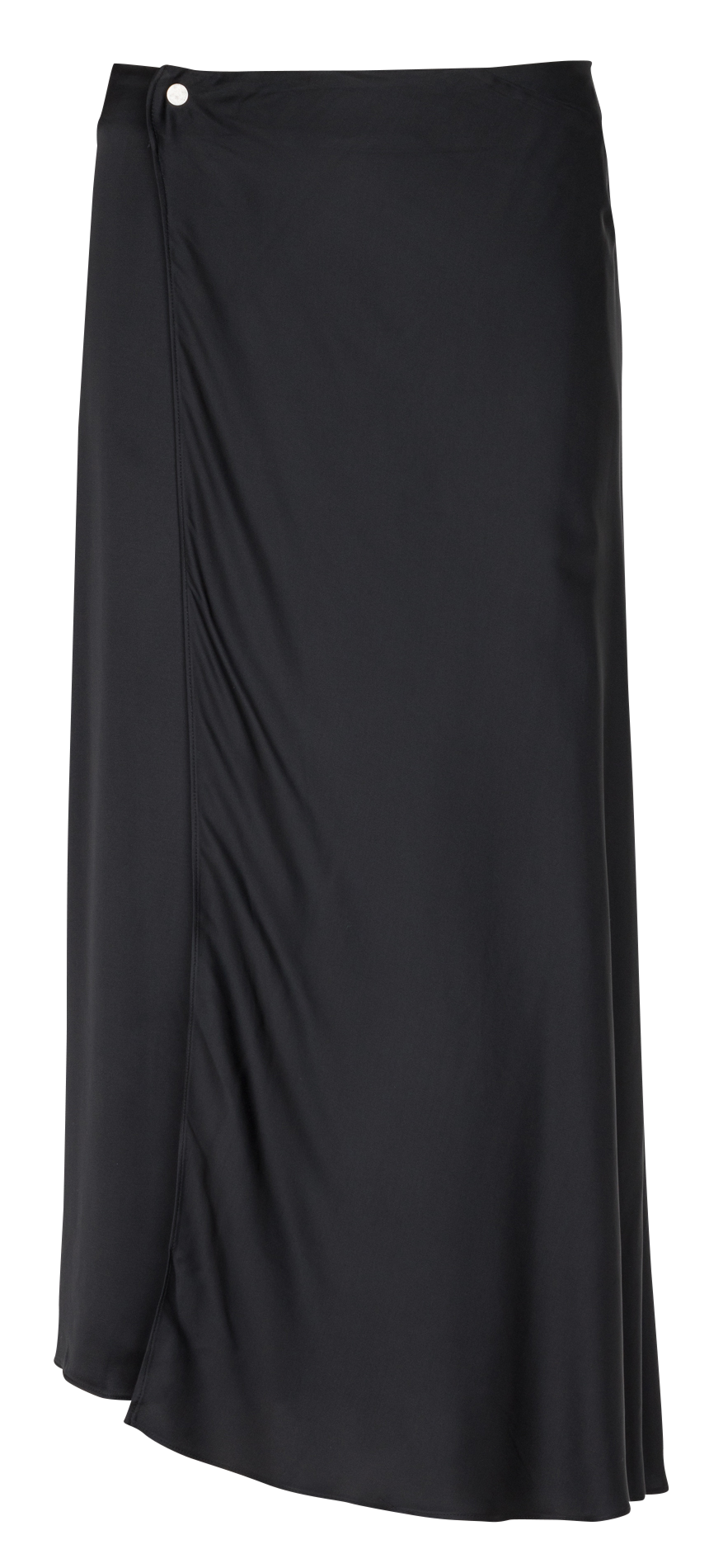 Jupe midi portefeuille SAMSOE SAMSOE Noir