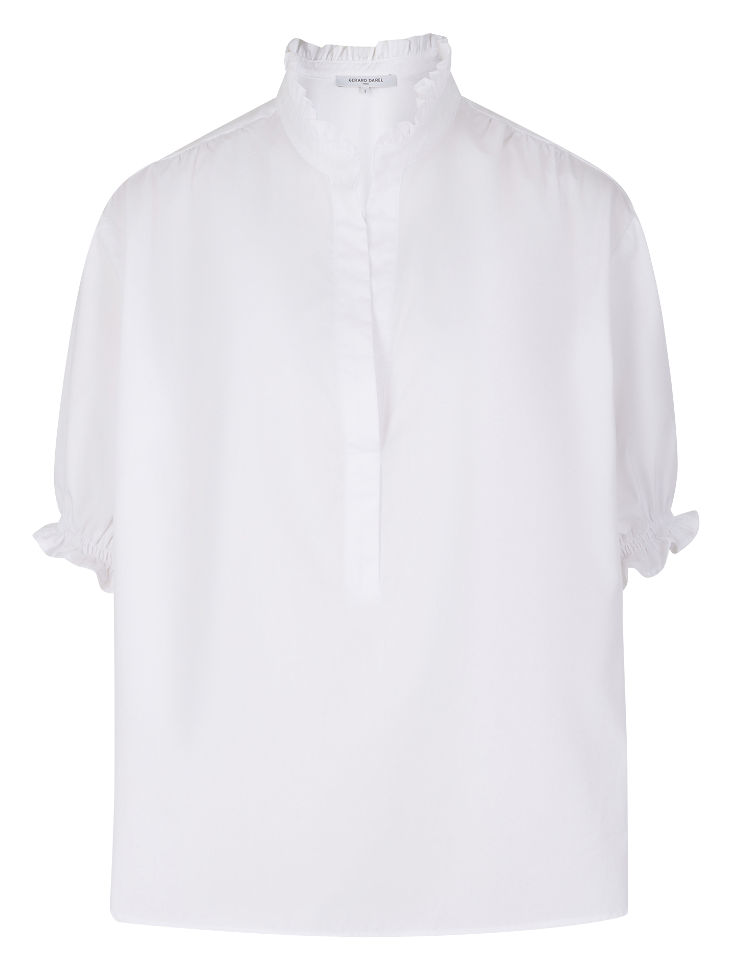 Chemisier col victorien en coton GERARD DAREL Blanc