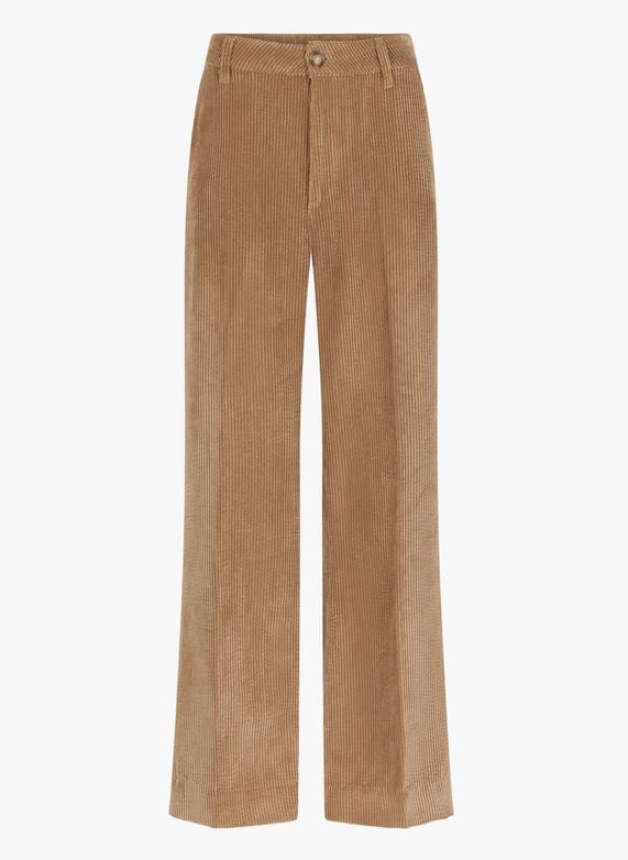 Pantalon fluide cotelé hotsell