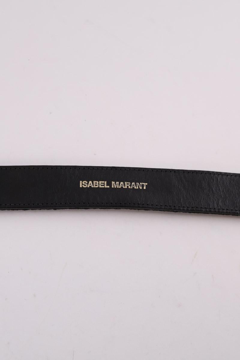- Buckle closure. - Width: 3 cm.  ISABEL MARANT - Seconde Main Black