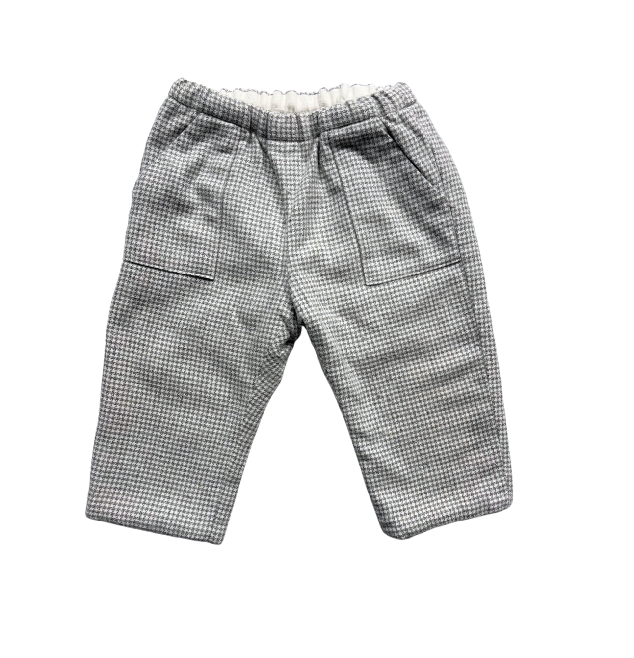 Grey baby pants - 12 months BONPOINT - Seconde Main Grey