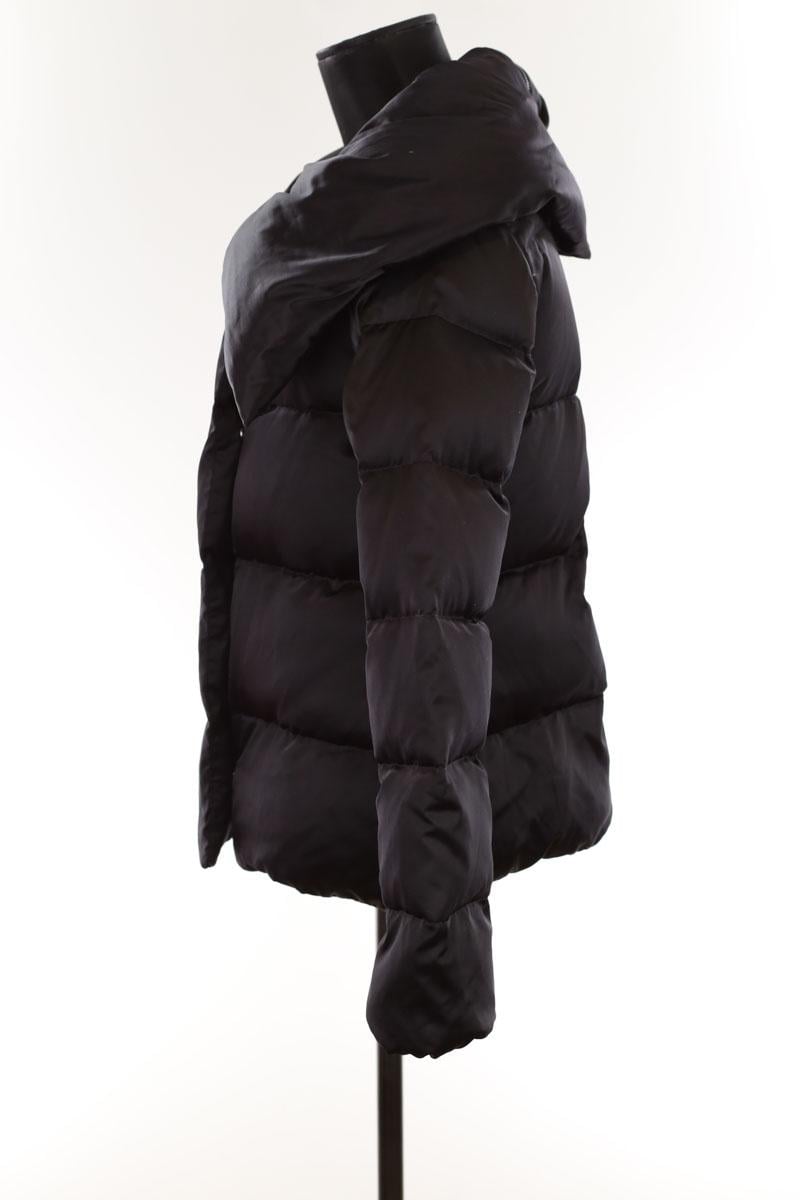 Lightweight quilted padded jacket with high neck DIANE VON FURSTENBERG - Seconde Main Black