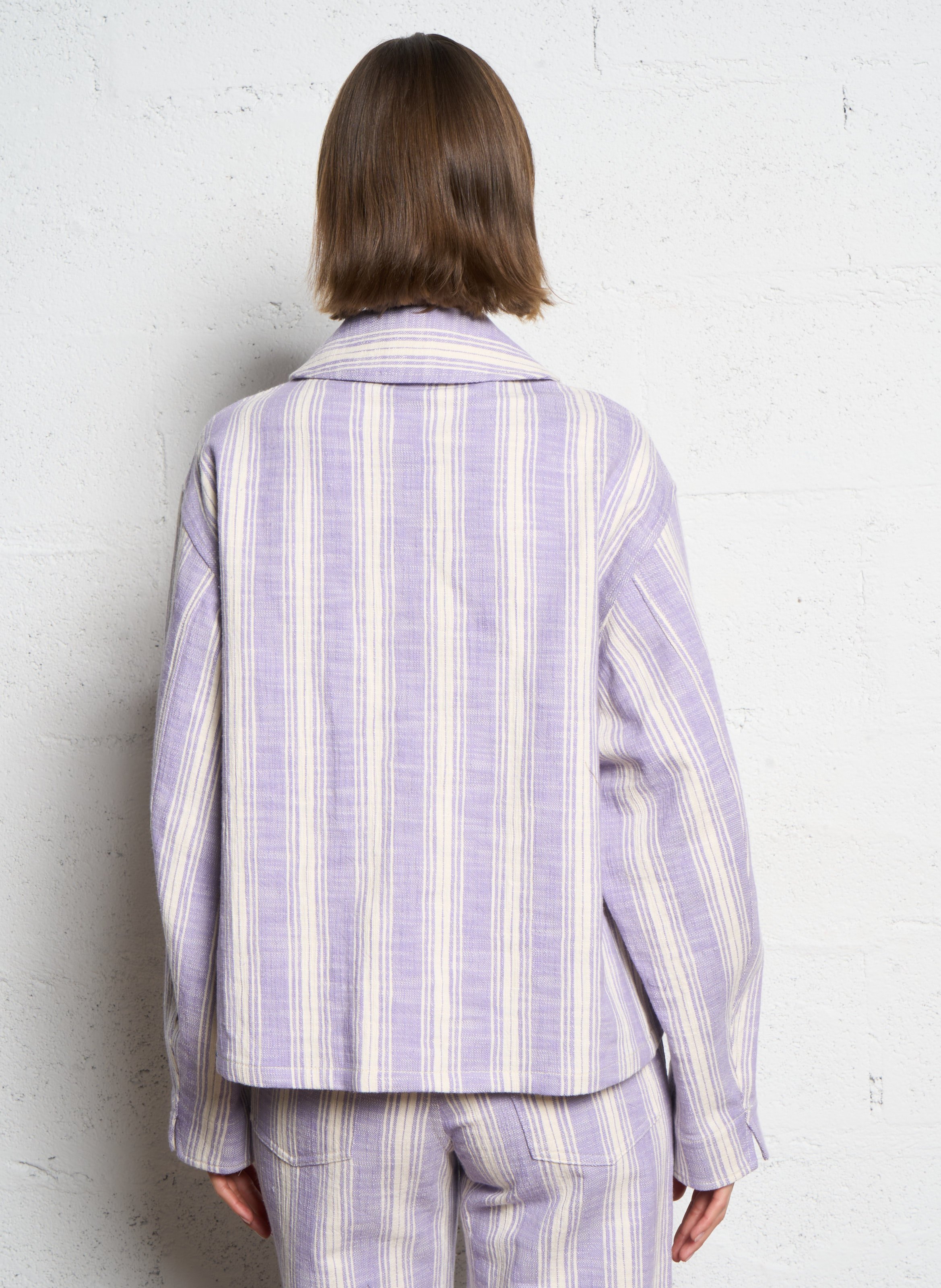 Cotton jacket with classic collar MASSCOB Multicolored