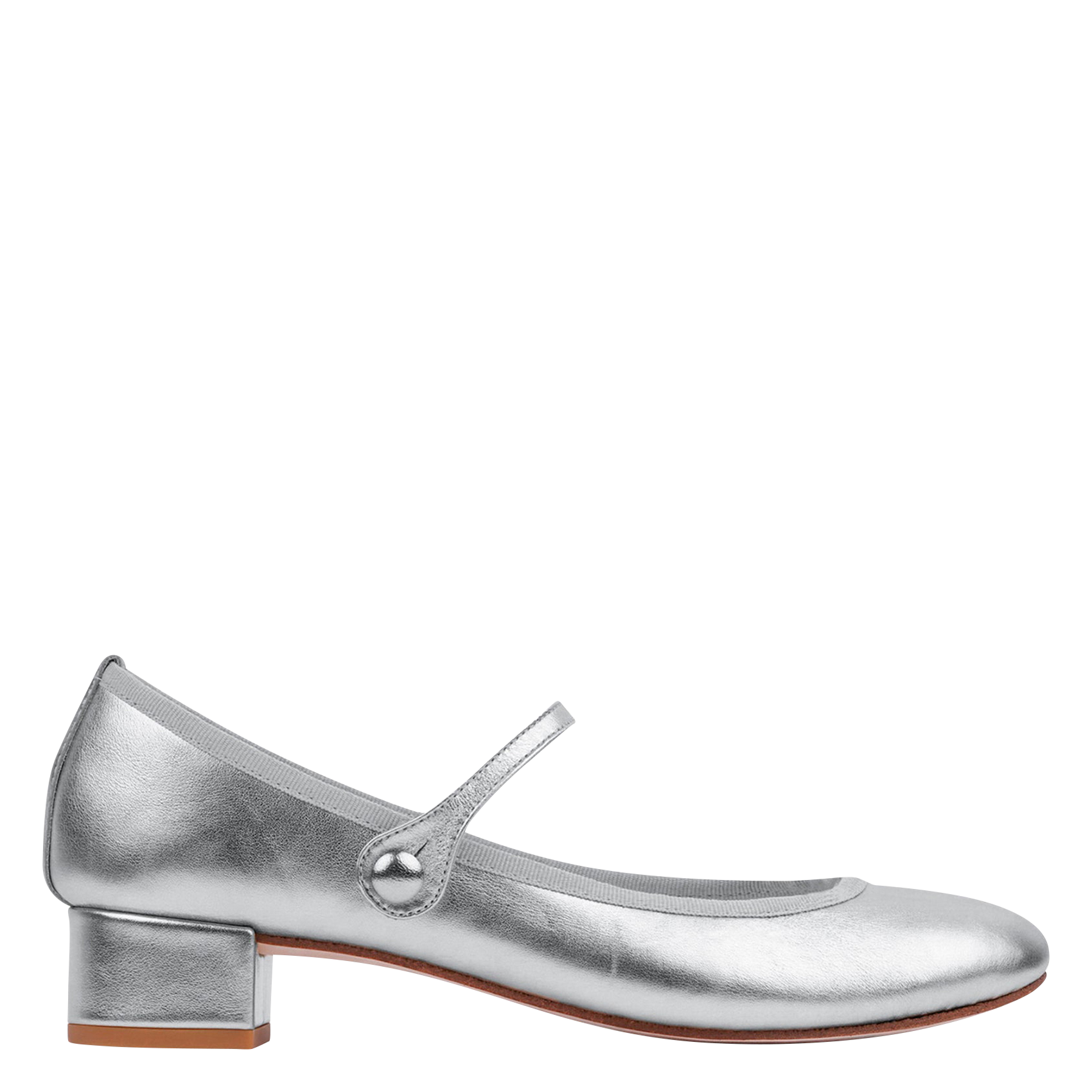 Babies en cuir REPETTO Argent