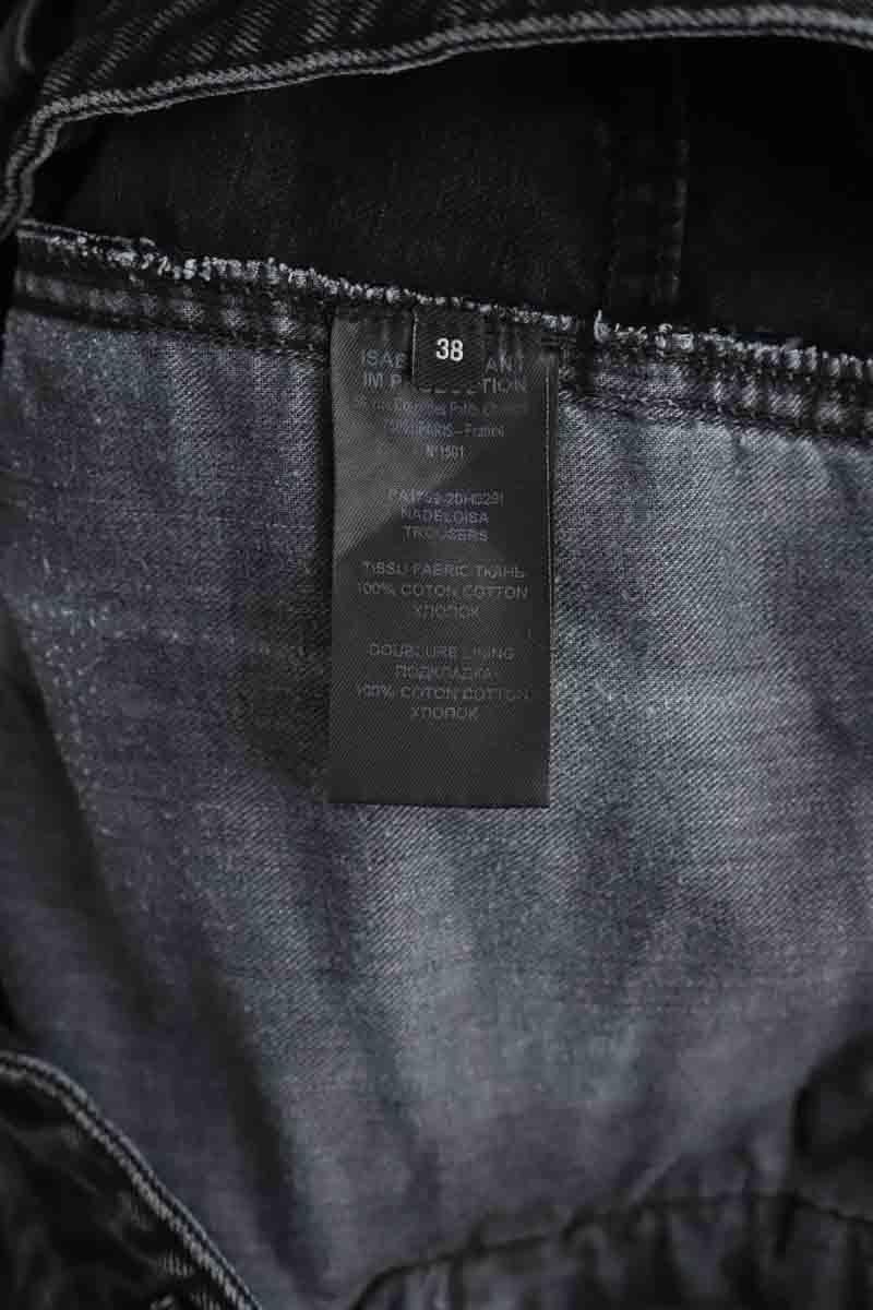 Cotton straight jeans ISABEL MARANT - Seconde Main Black
