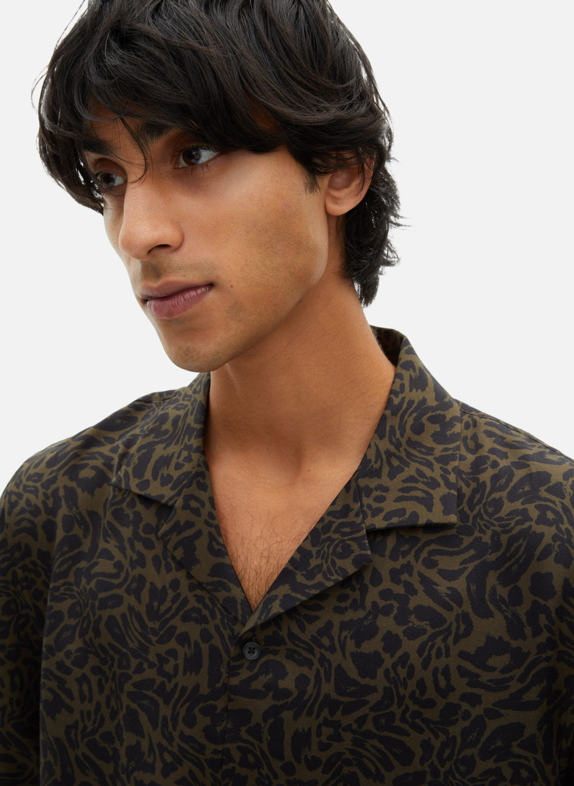 Short-sleeved printed shirt THE KOOPLES Black