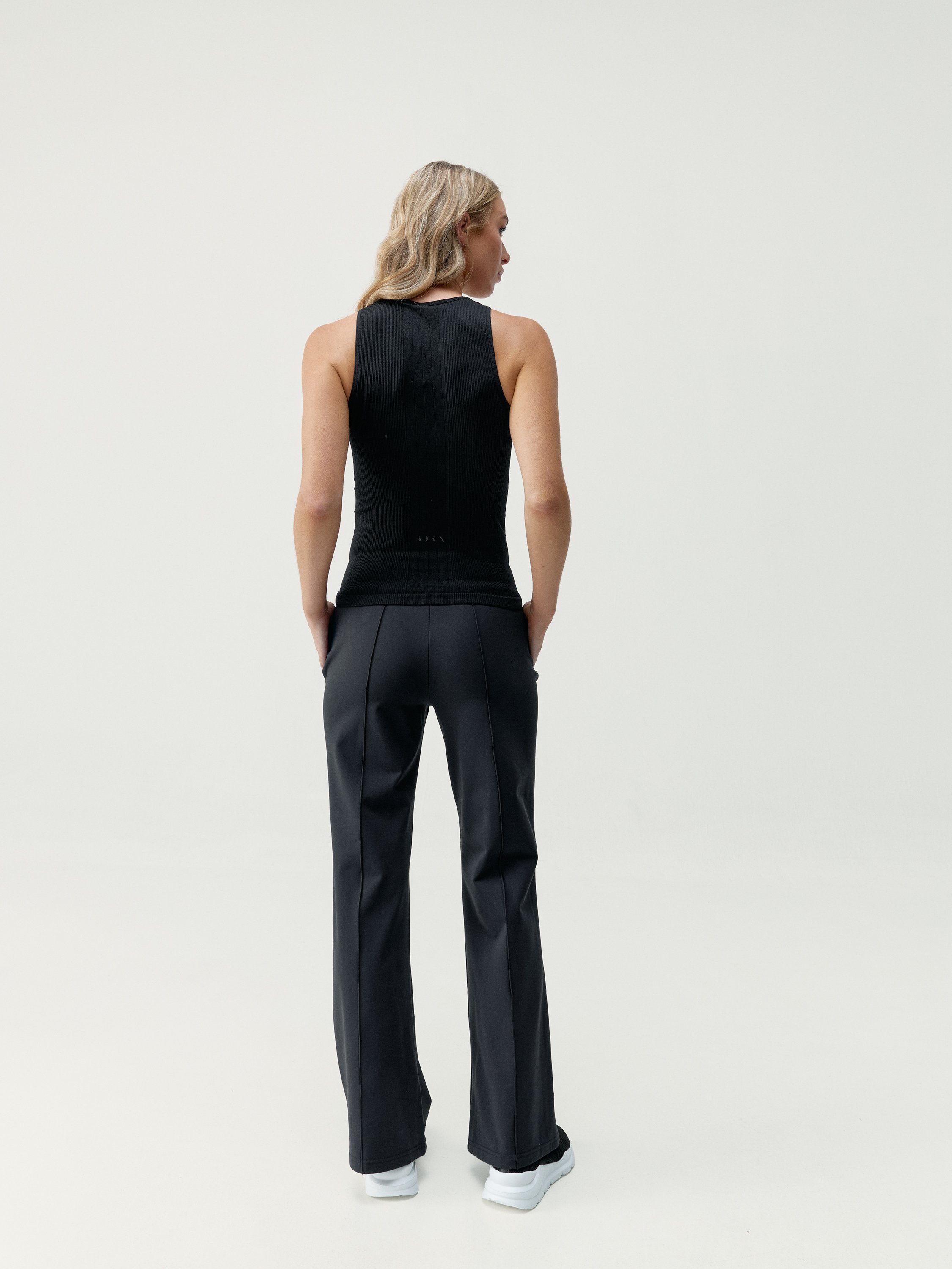 Comfortable straight-leg pants BORN LIVING YOGA Black