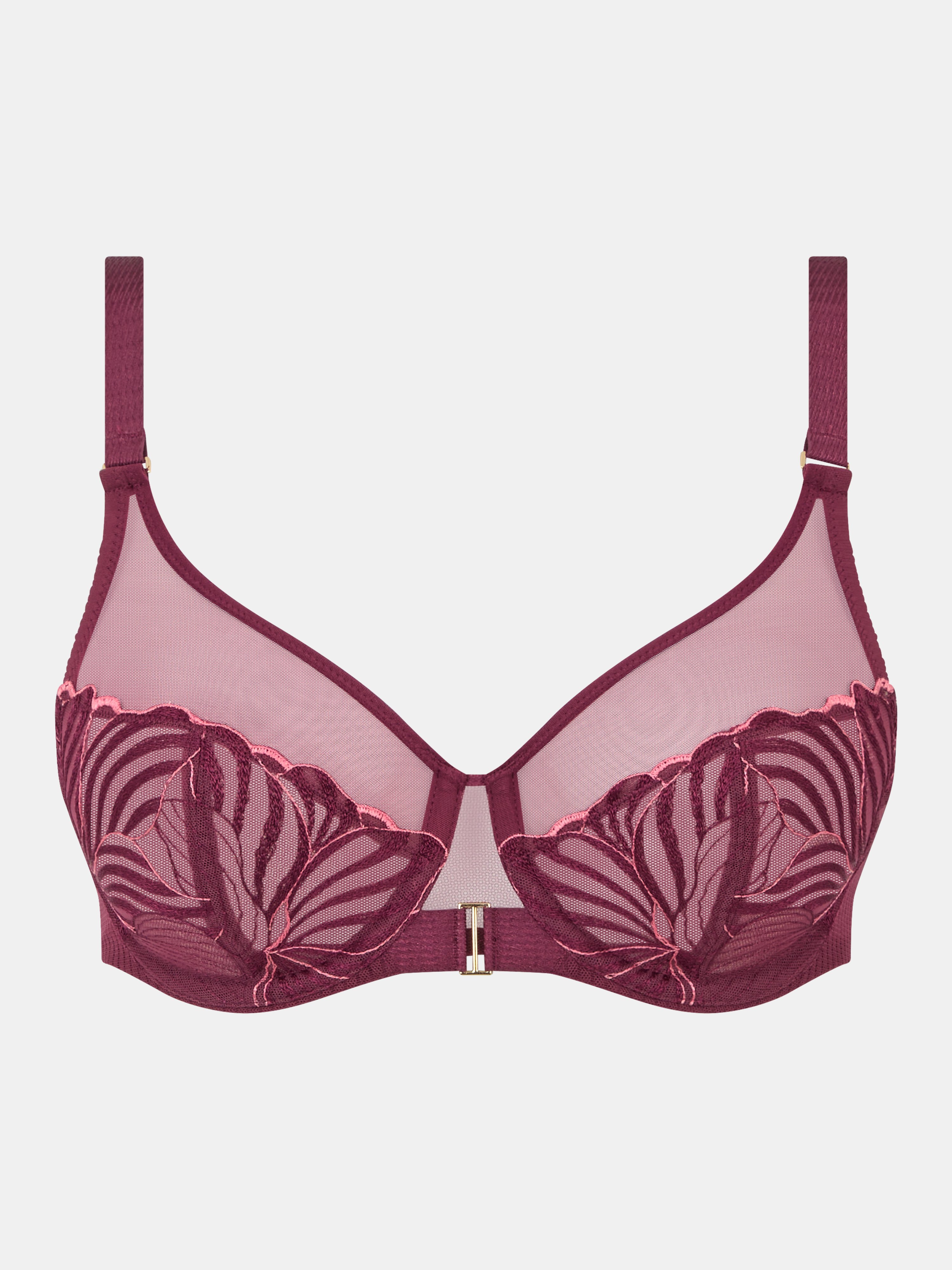 Very supportive embroidered bra CHANTELLE Multicolored