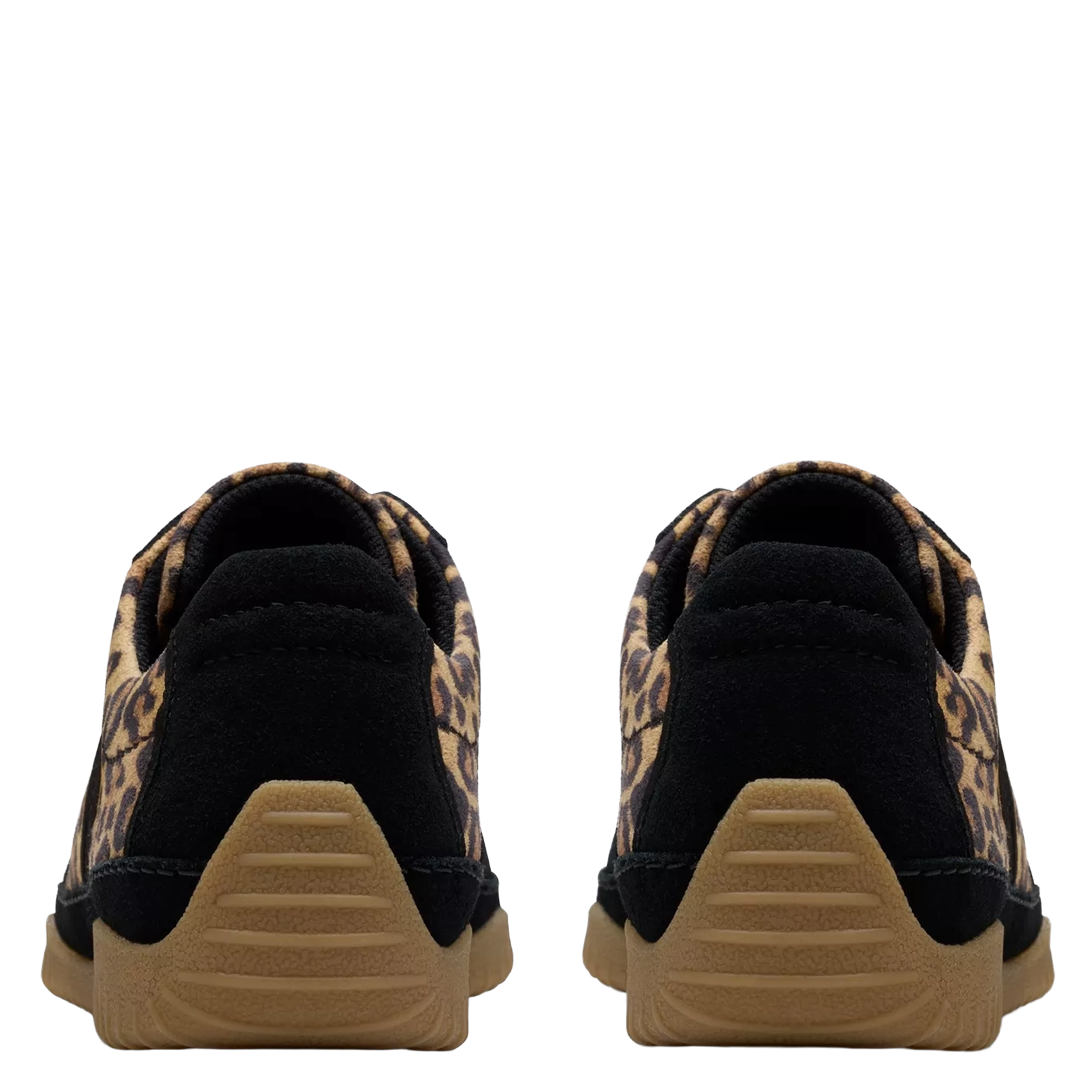 Baskets basses en cuir CLARKS Noir