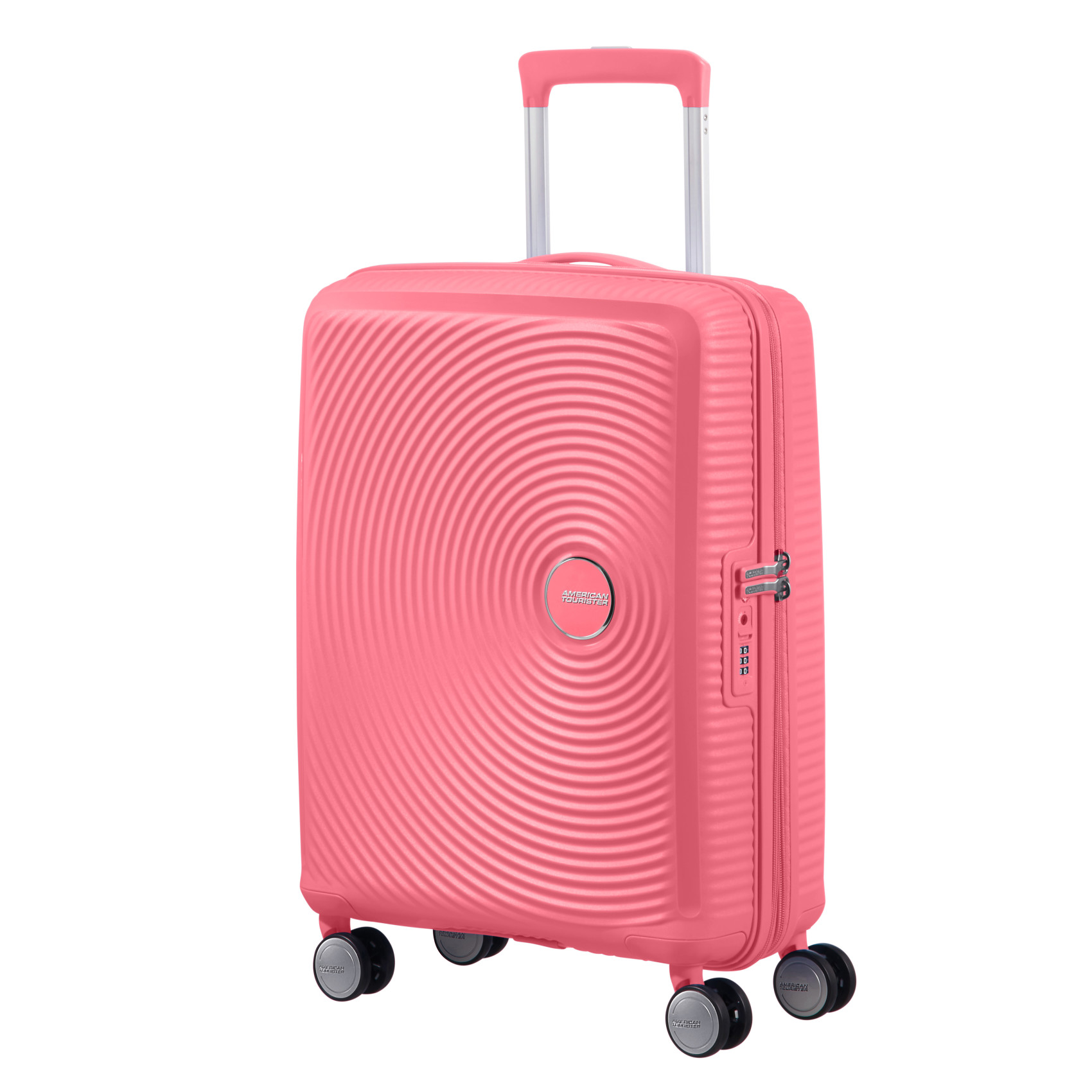 Soundbox suitcase 4 wheels size s AMERICAN TOURISTER Pink