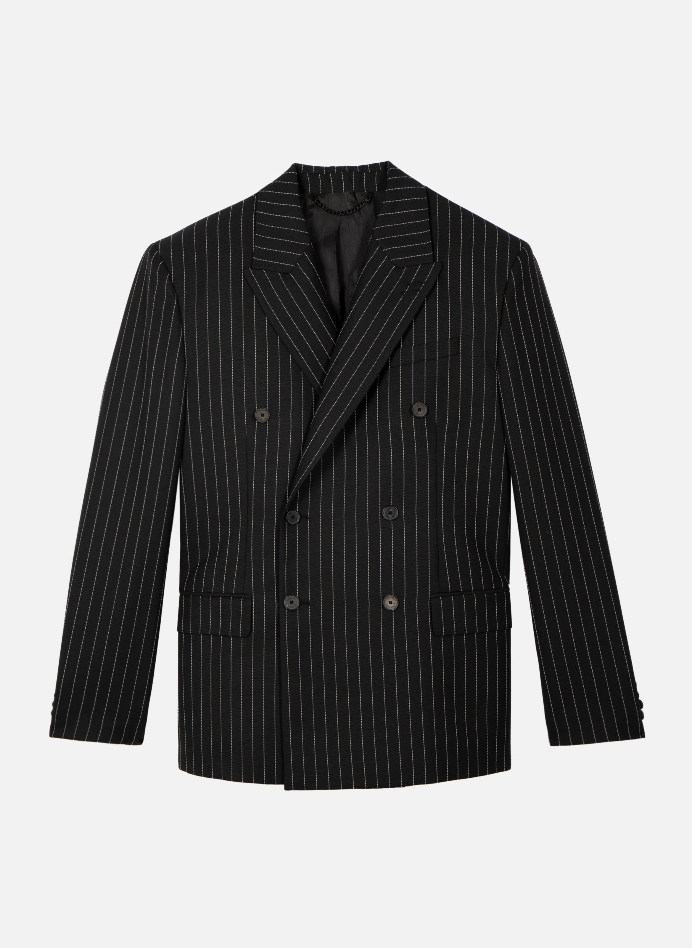 Cross Striped Jacket THE KOOPLES Black