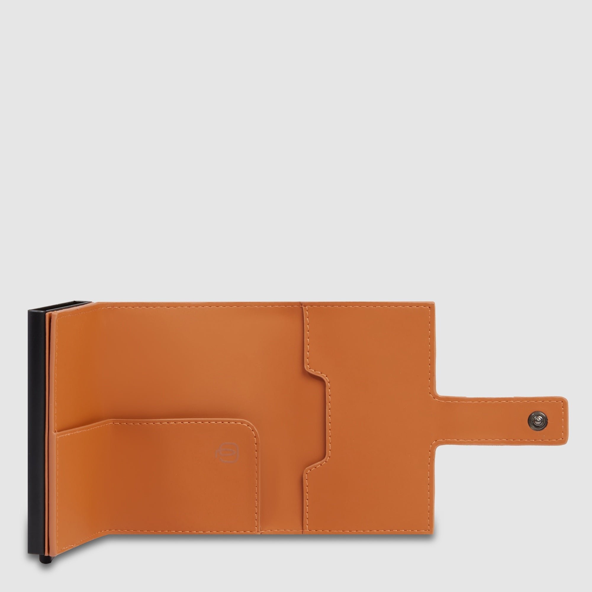 Automatic pop-up cardholder PIQUADRO Brown