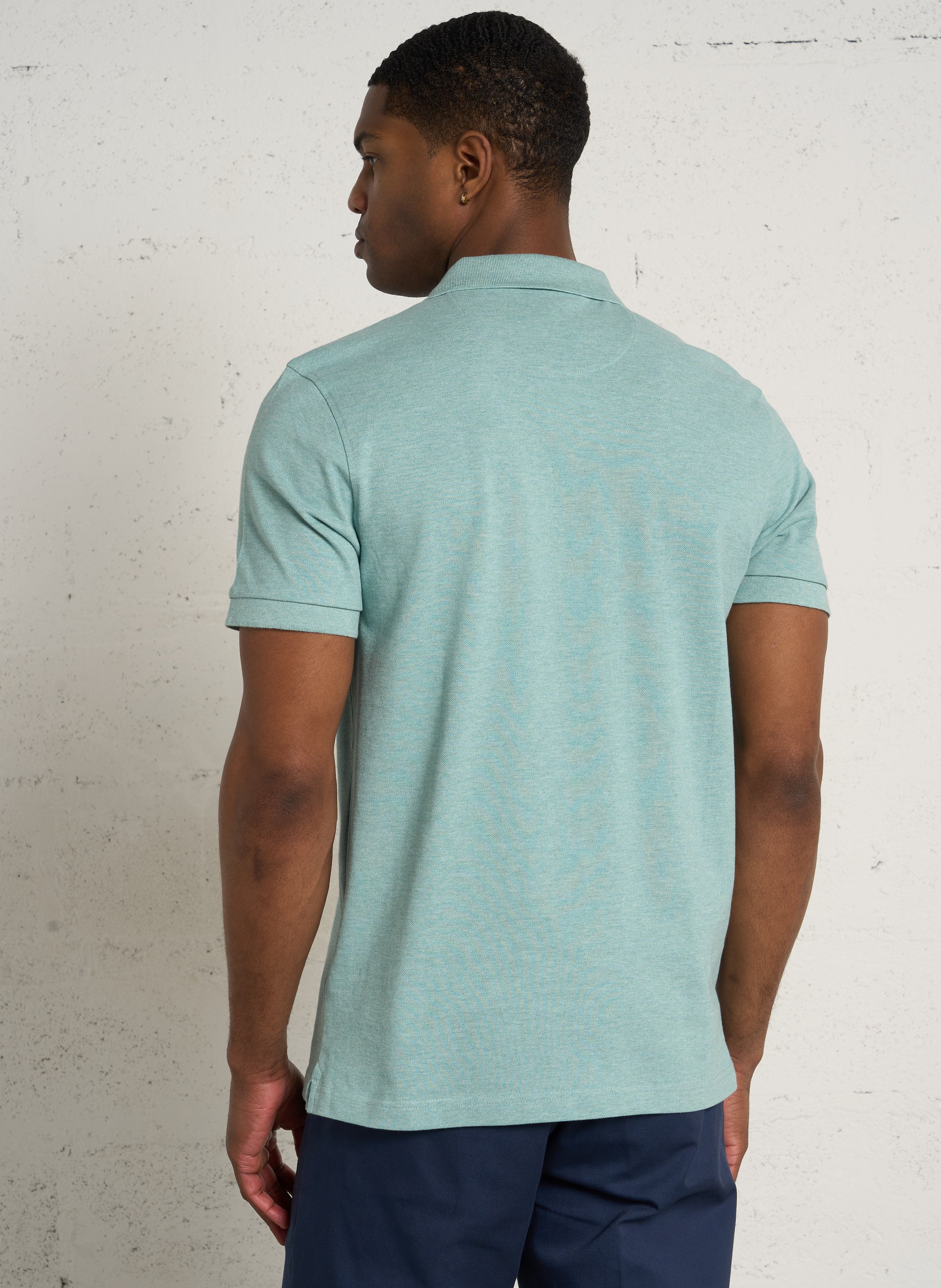 Polo à manches courtes en coton bio  FARAH Vert