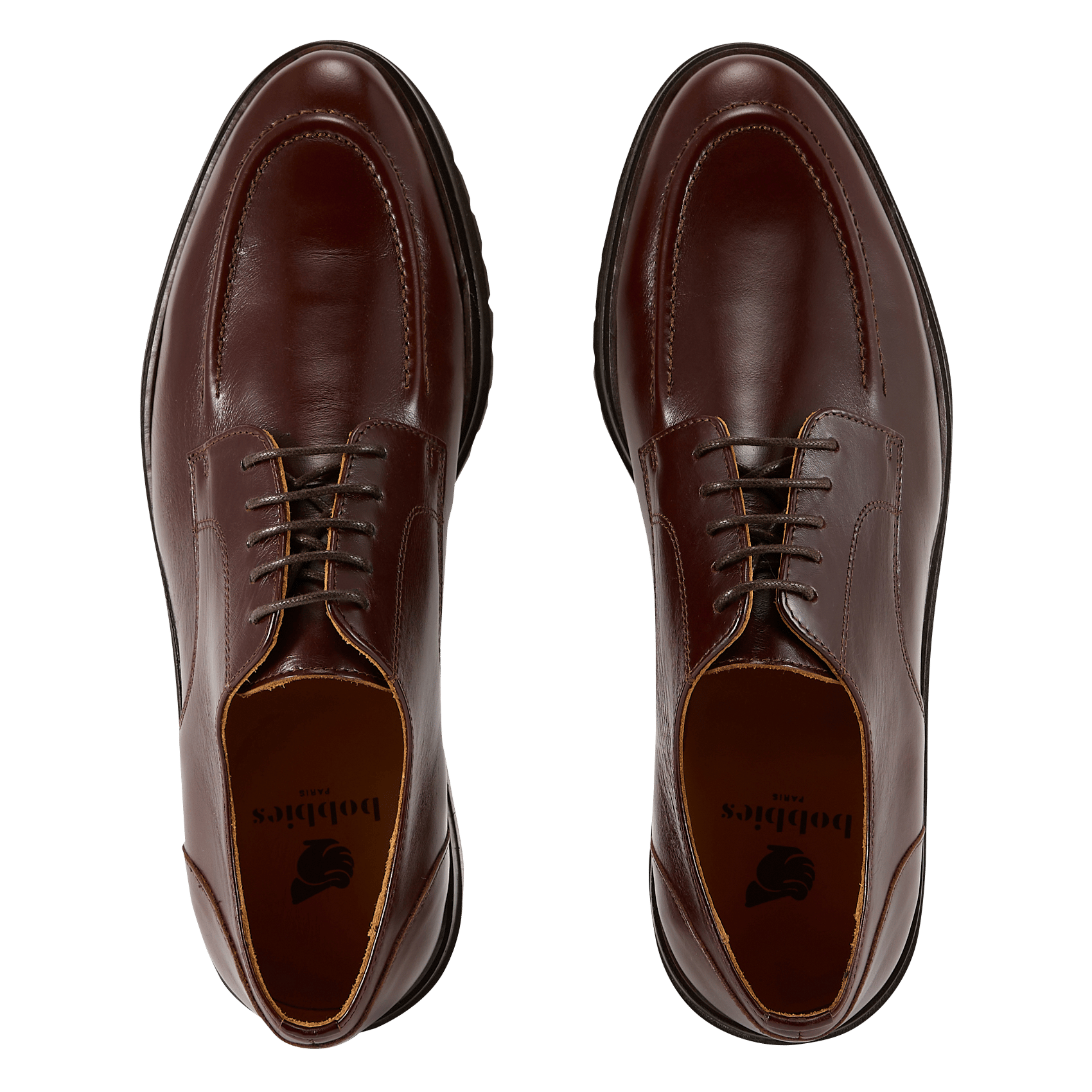 Derbies en cuir BOBBIES Marron